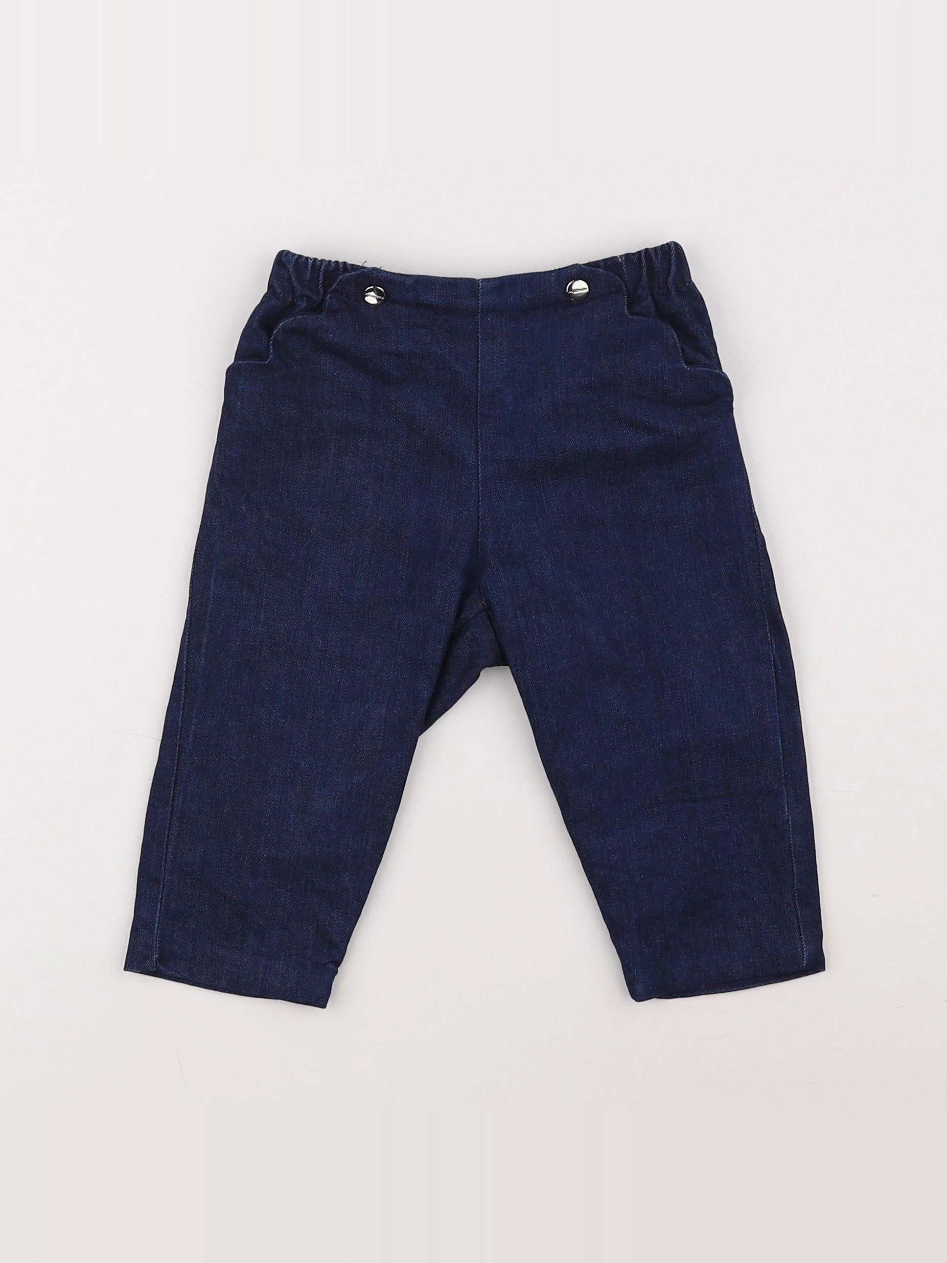 Jacadi - pantalon bleu - 12 mois