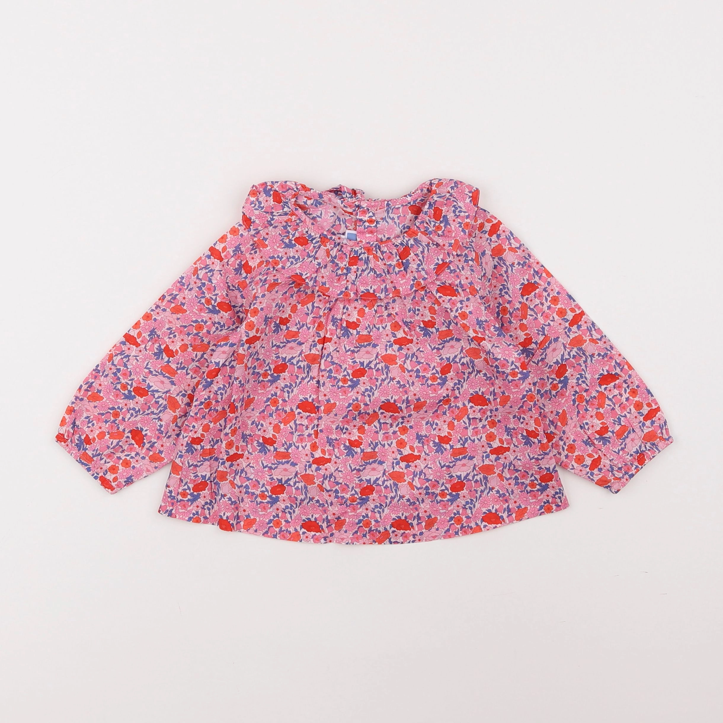 Jacadi - blouse liberty multicolore - 12 mois