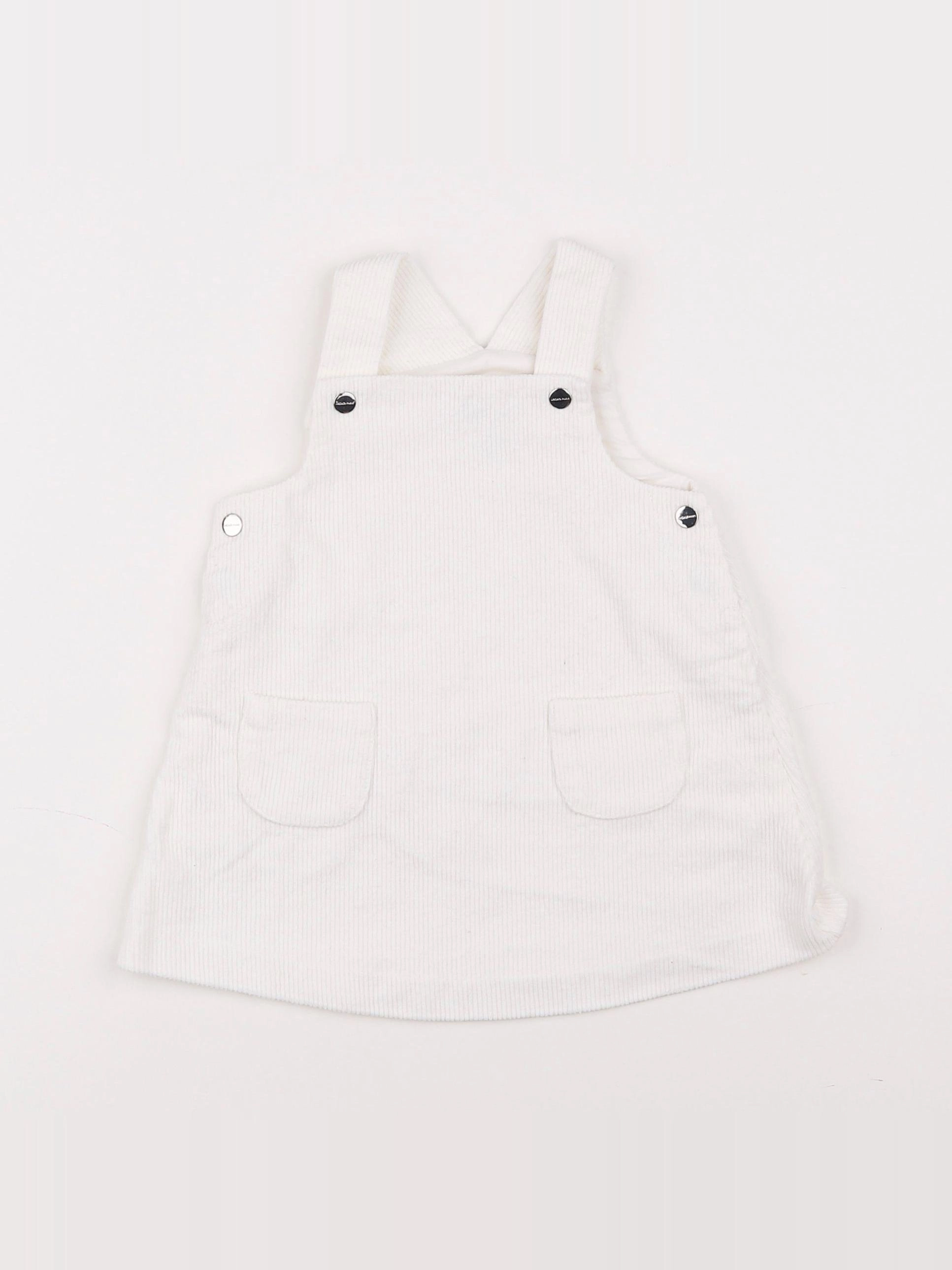 Jacadi - robe blanc - 12 mois