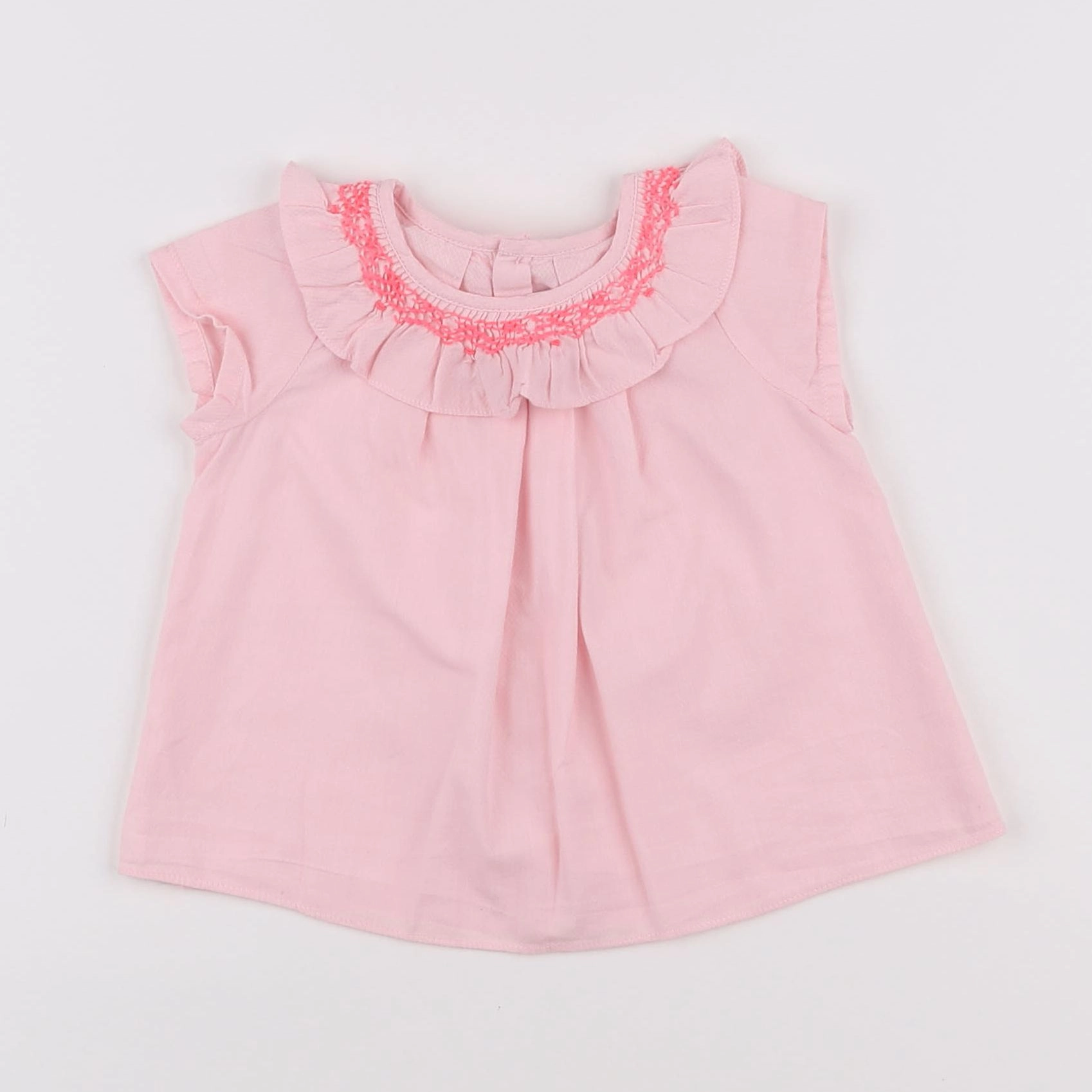 Jacadi - blouse rose - 12 mois