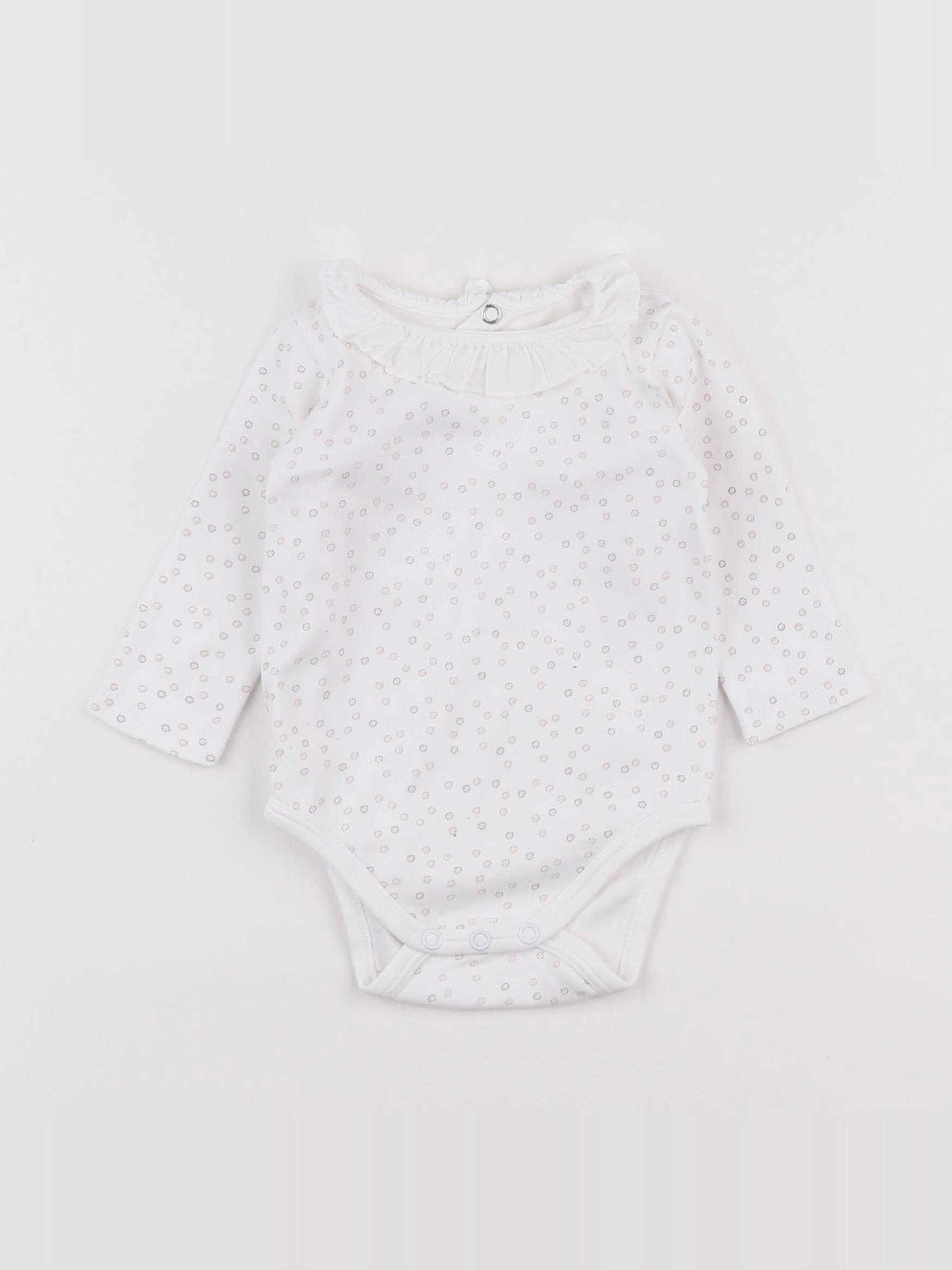 Jacadi - body à col beige - 3 mois