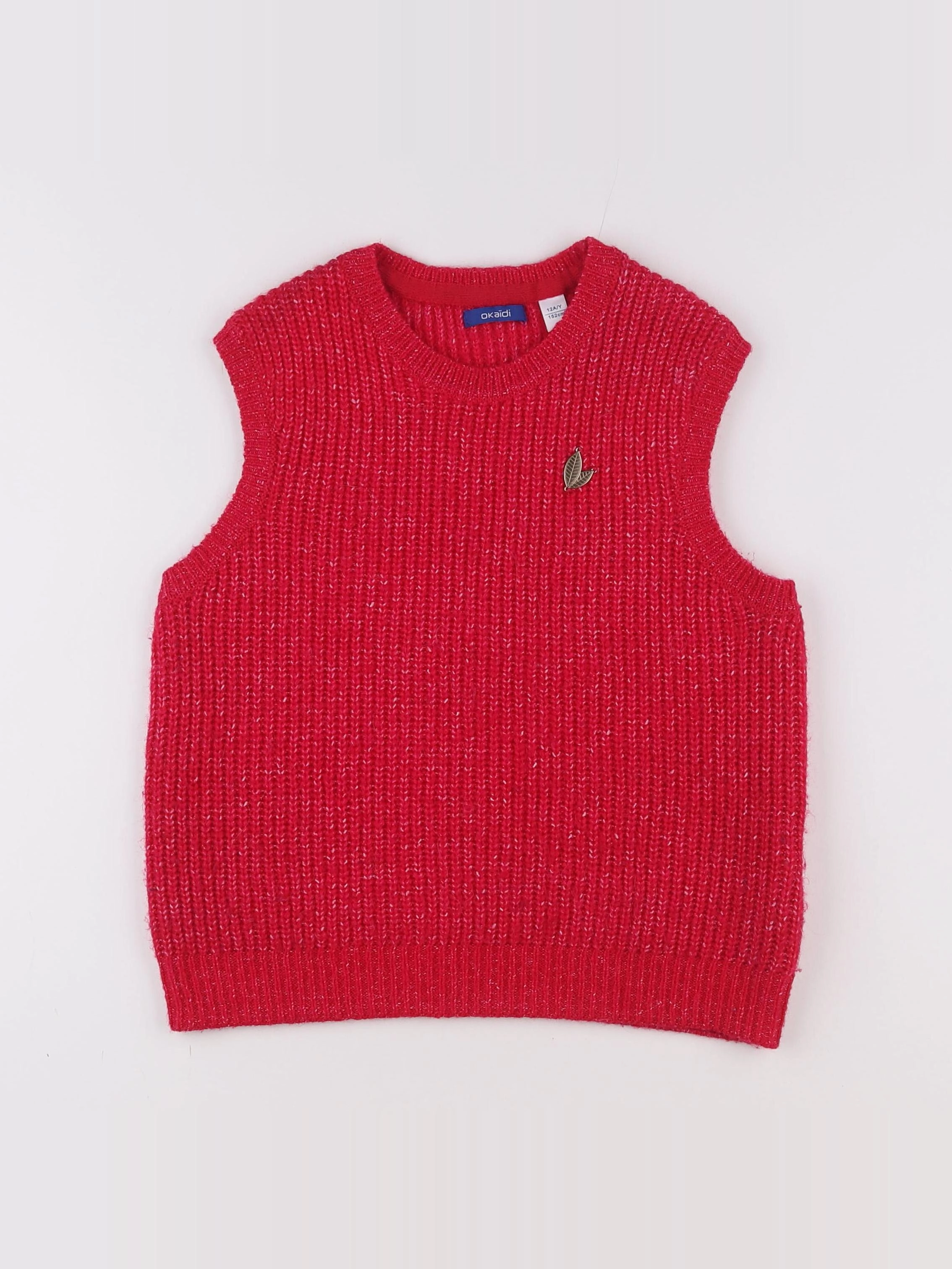 Okaidi - gilet rose - 12 ans