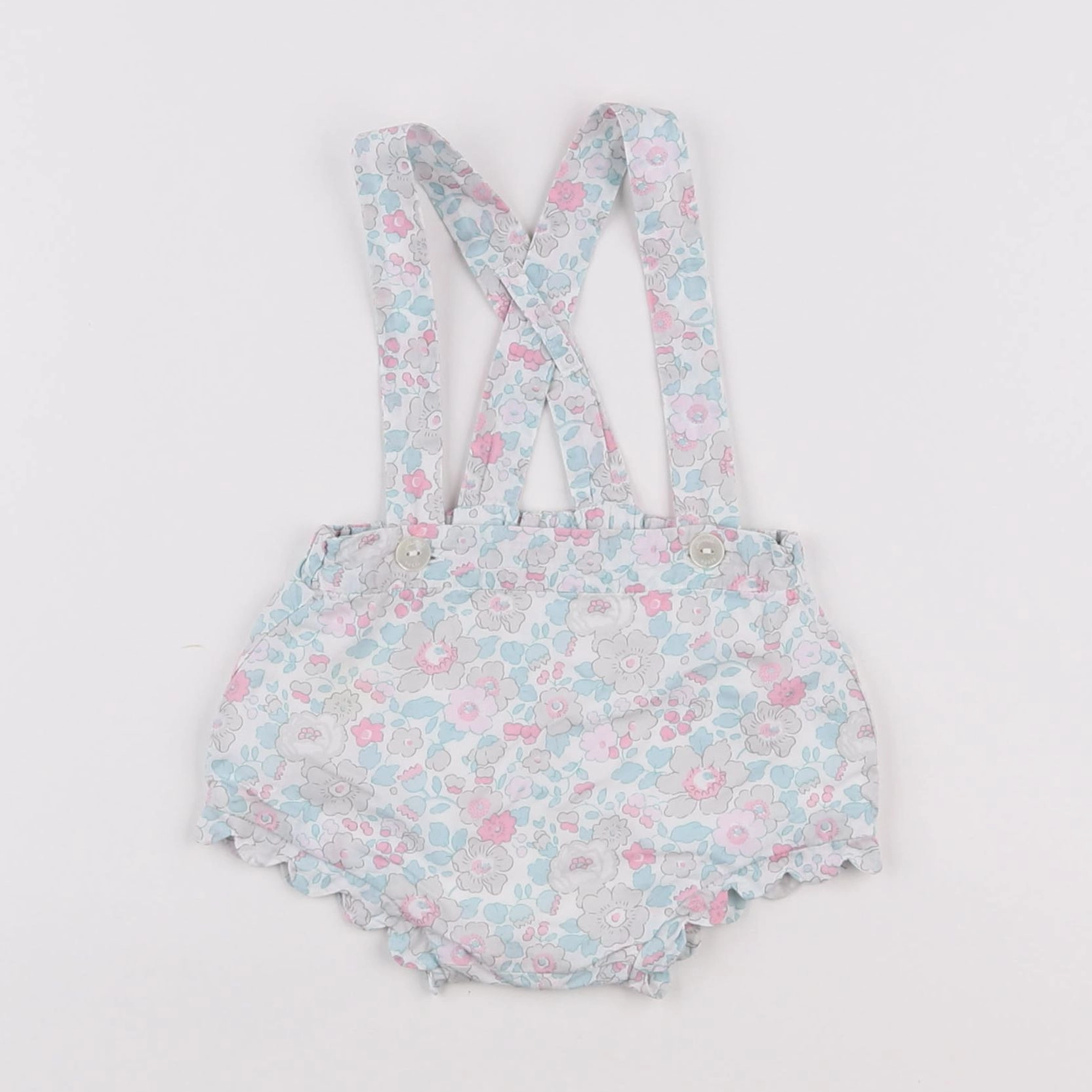 Jacadi - bloomer doublé, liberty multicolore - 3 mois