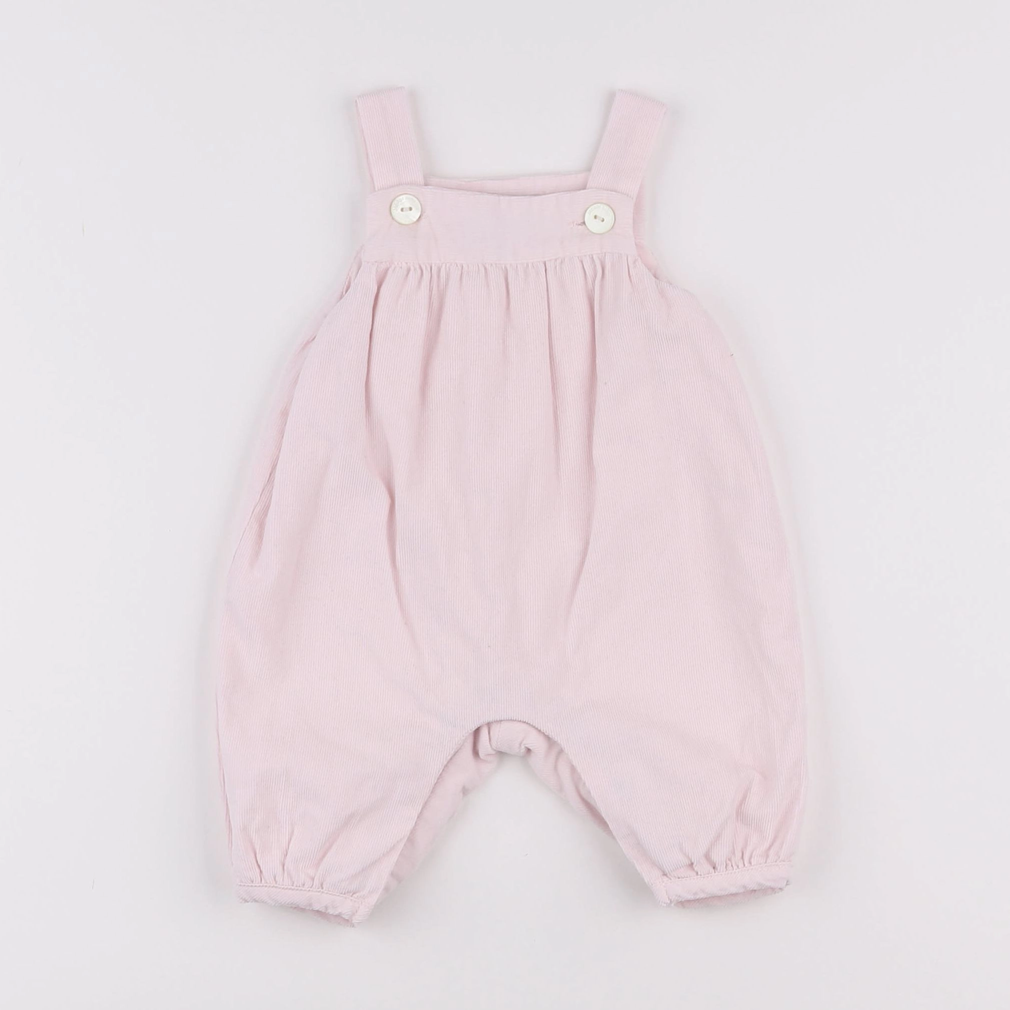 Jacadi - salopette doublé rose - 1 mois