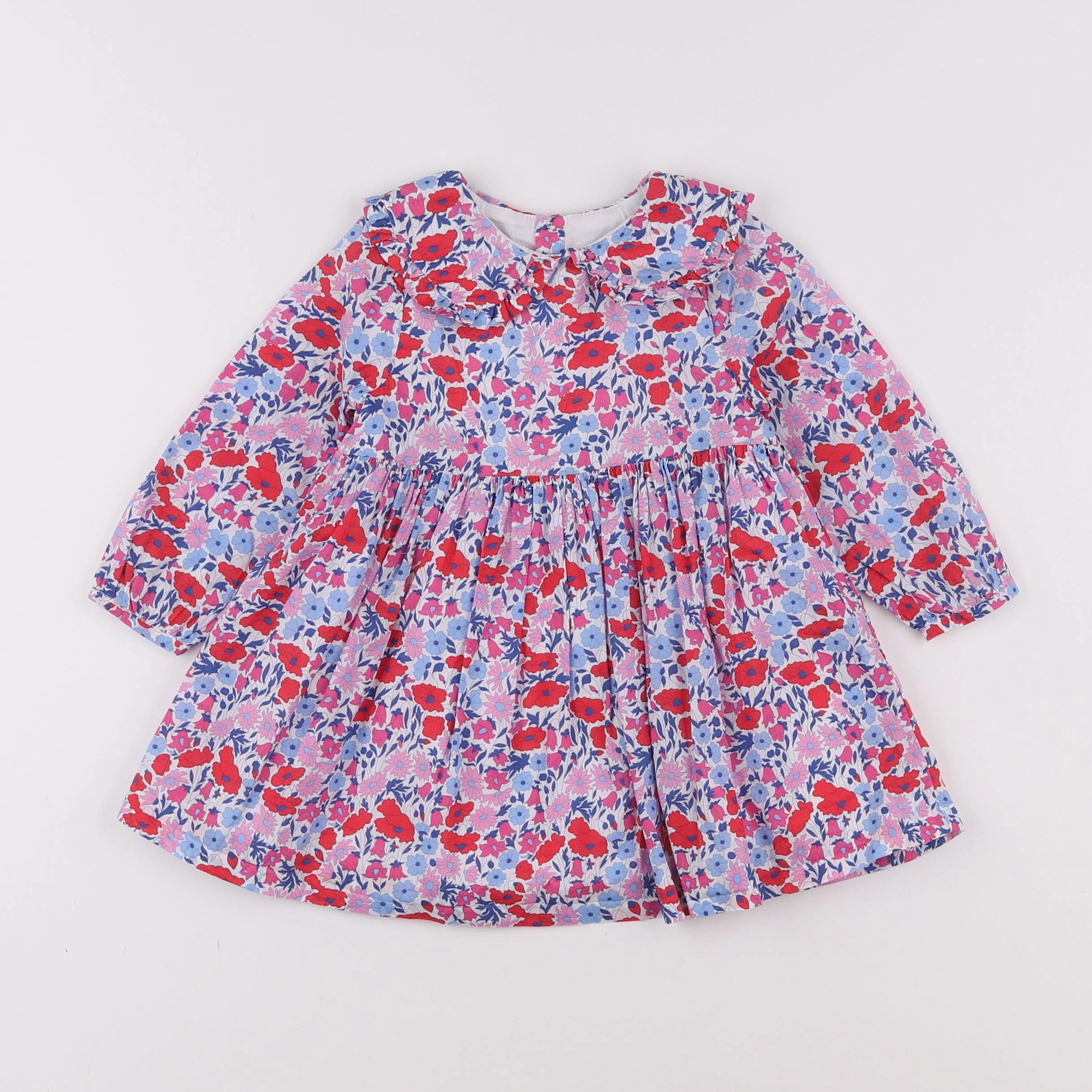 Jacadi - robe liberty multicolore - 18 mois