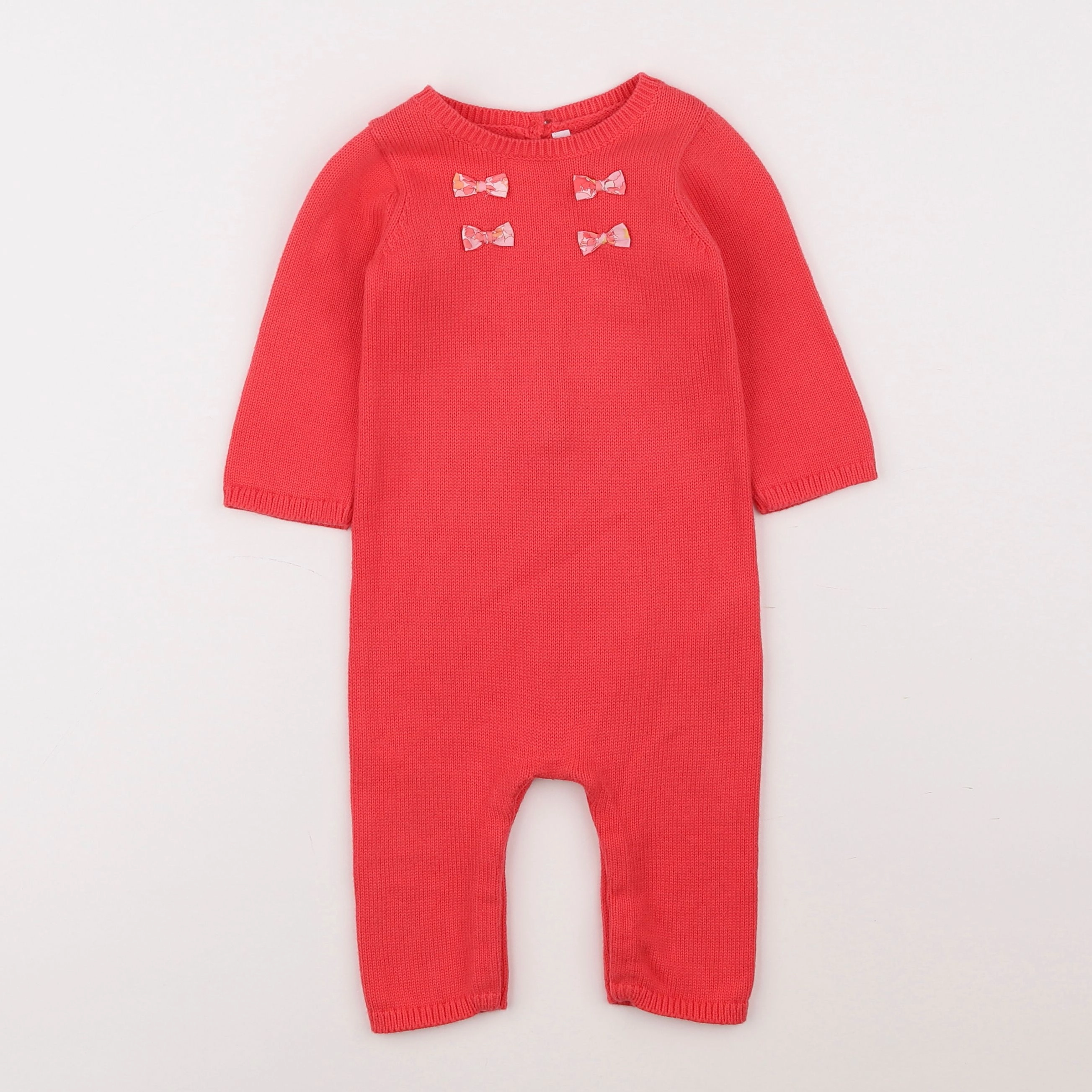 Jacadi - combinaison rouge - 6 mois