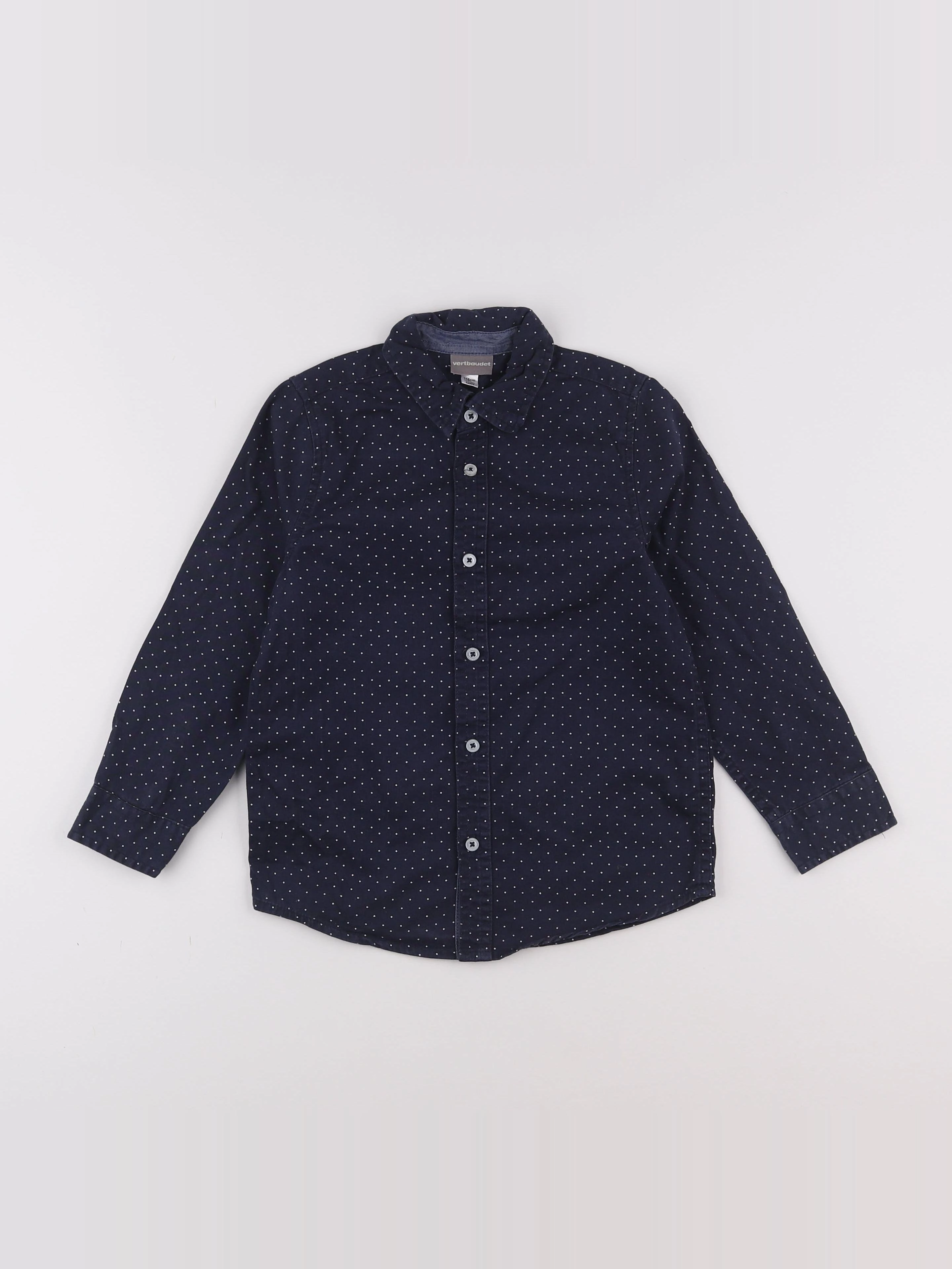 Vertbaudet - chemise bleu - 6 ans