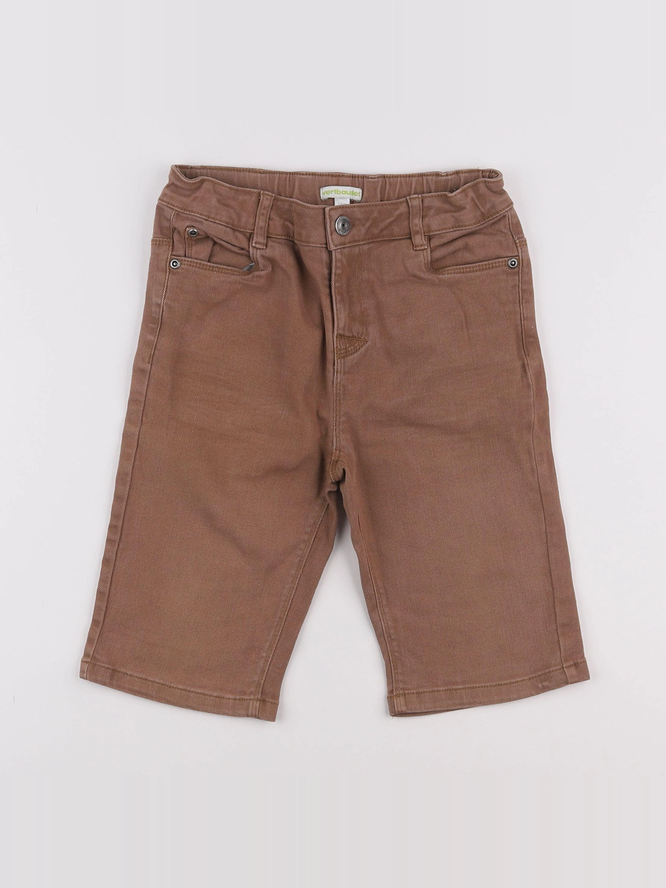 Vertbaudet - short marron - 9 ans