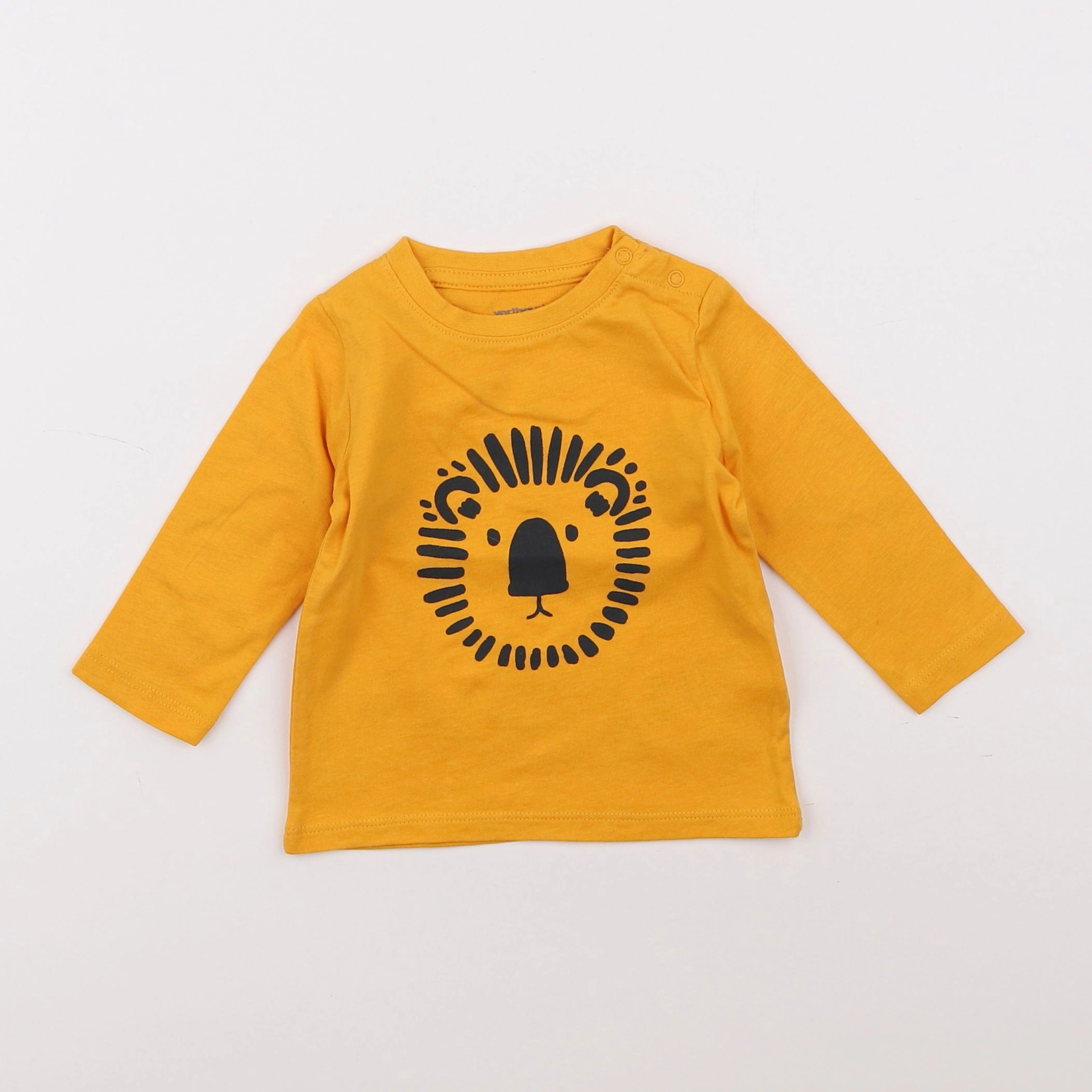 Vertbaudet - tee-shirt orange - 6 mois
