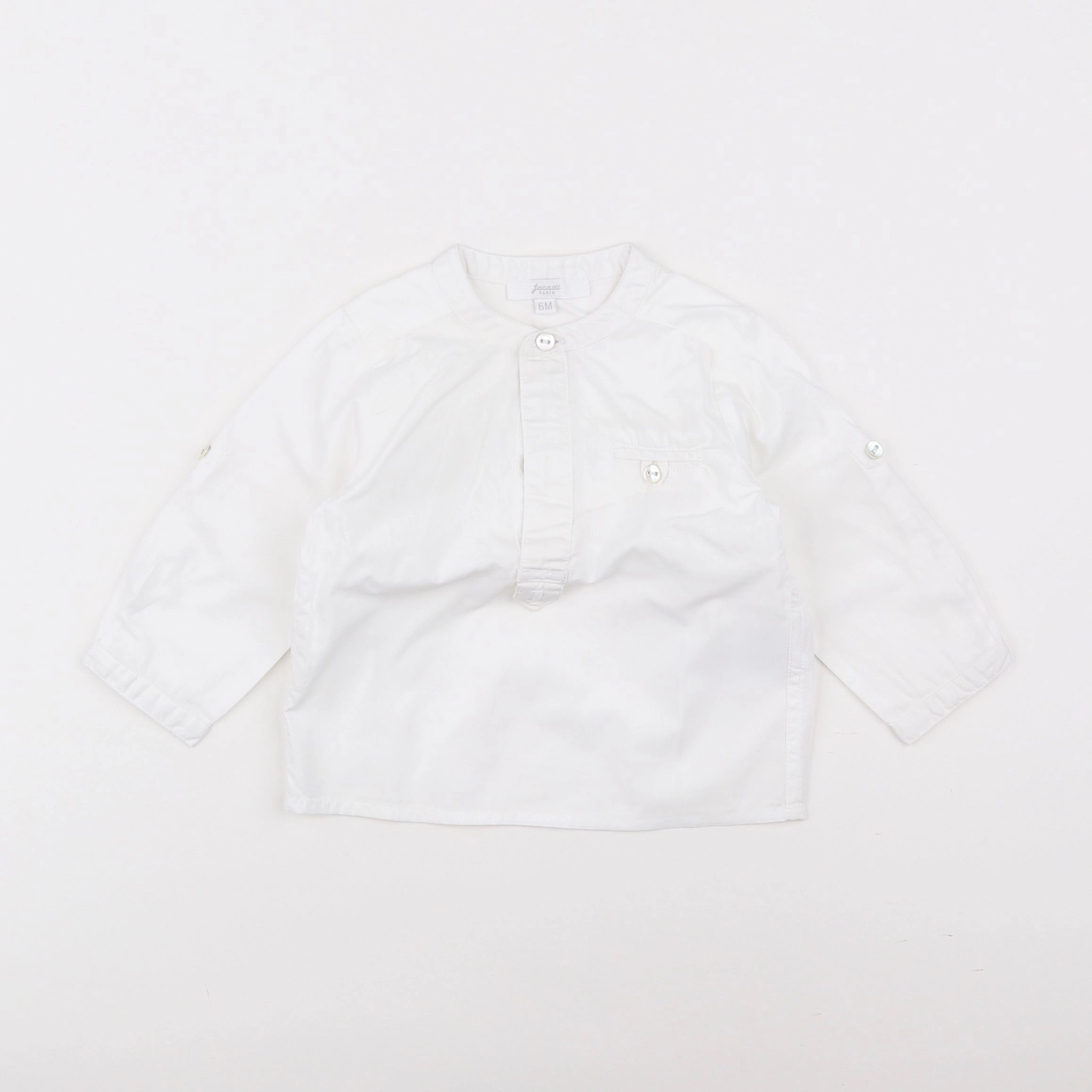 Jacadi - chemise blanc - 6 mois