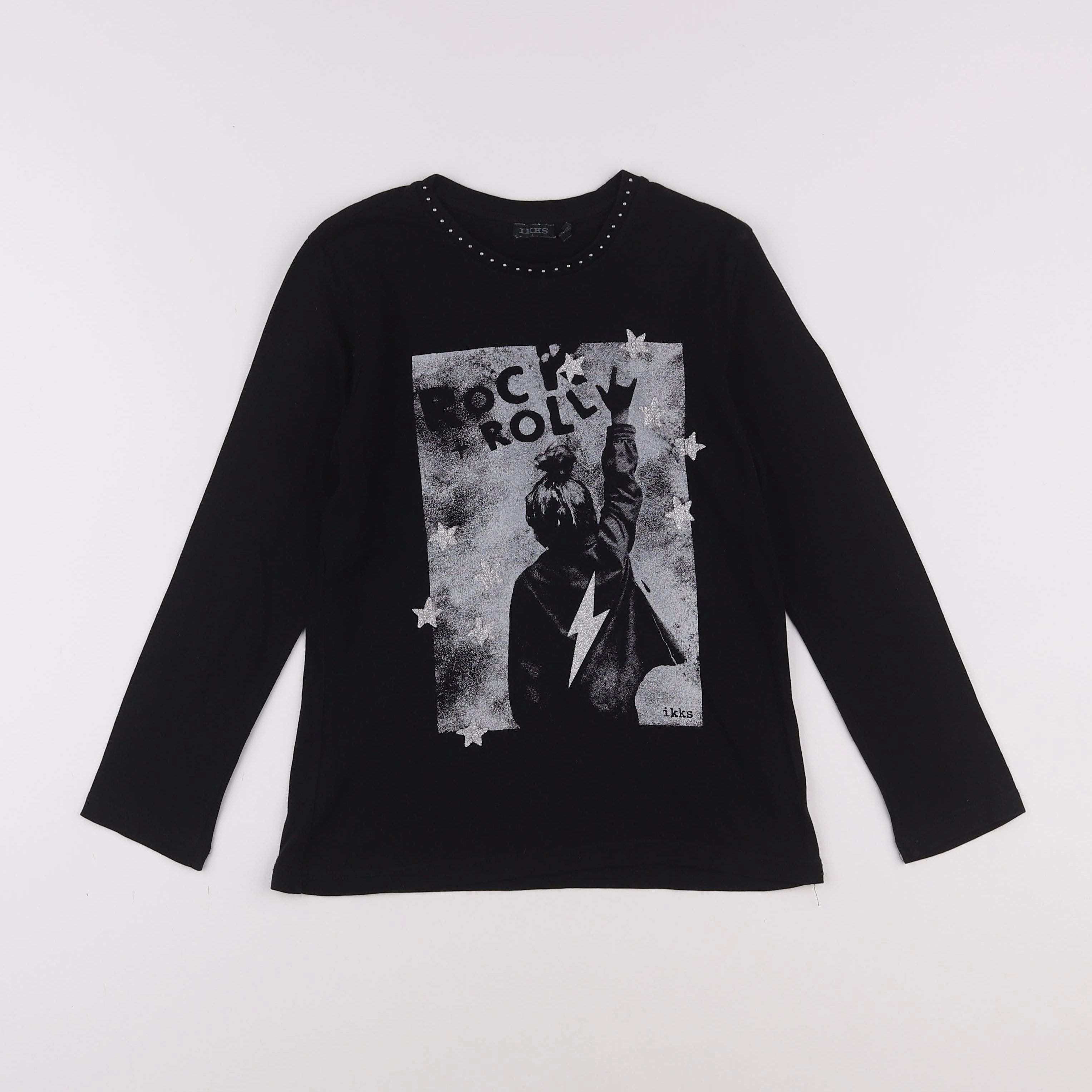 IKKS - tee-shirt noir - 10 ans