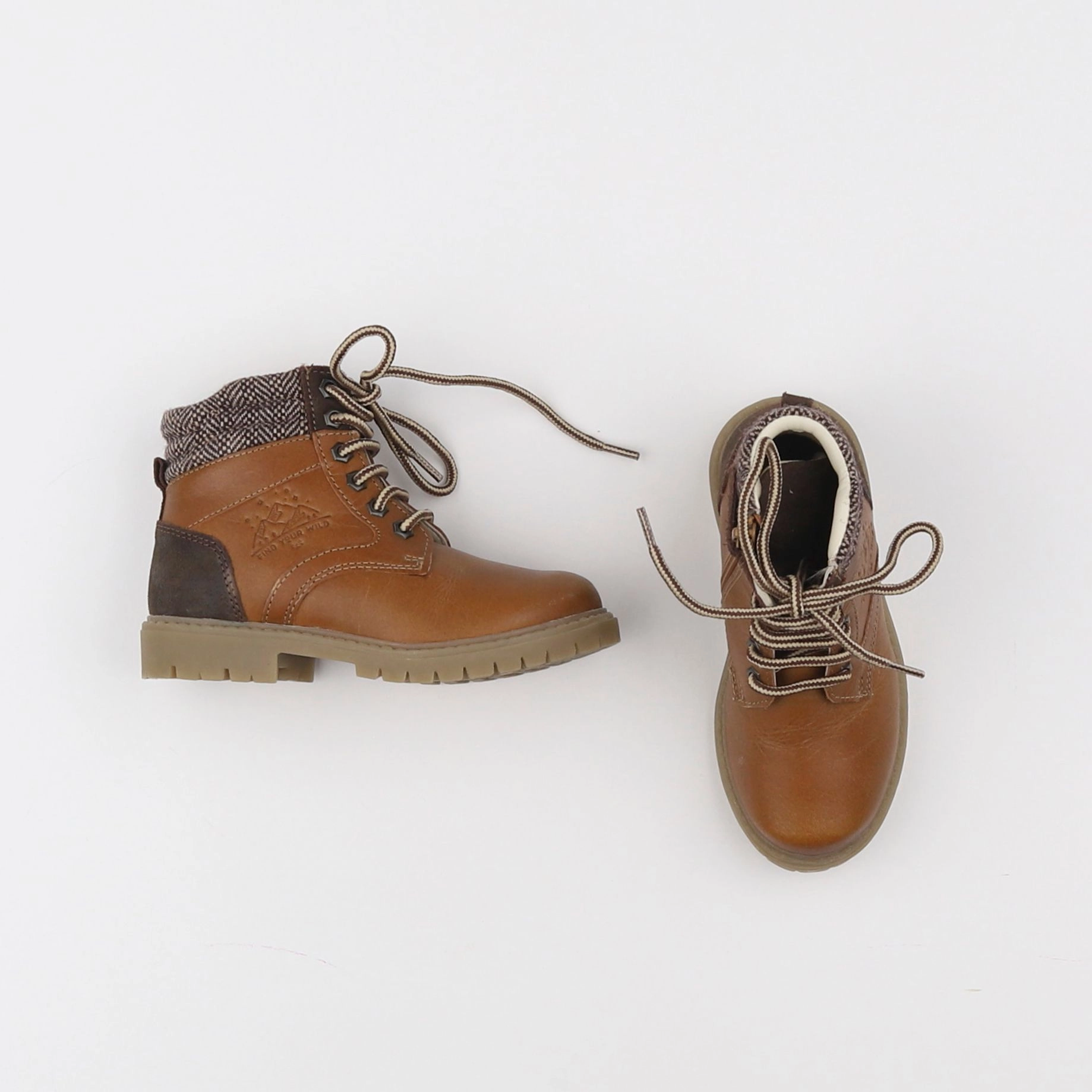 Vertbaudet - boots marron - pointure 28