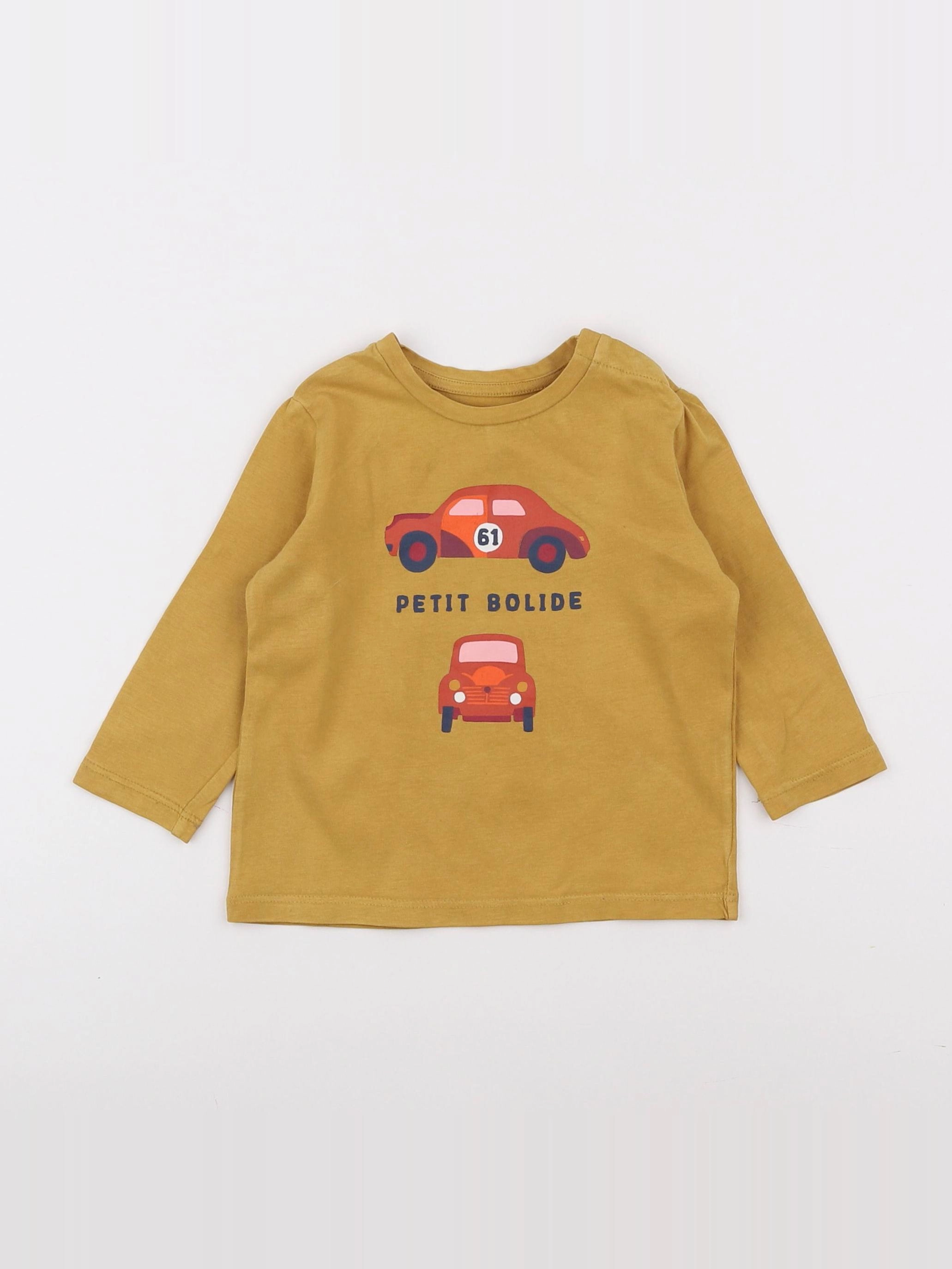 Boutchou - tee-shirt marron - 12 mois