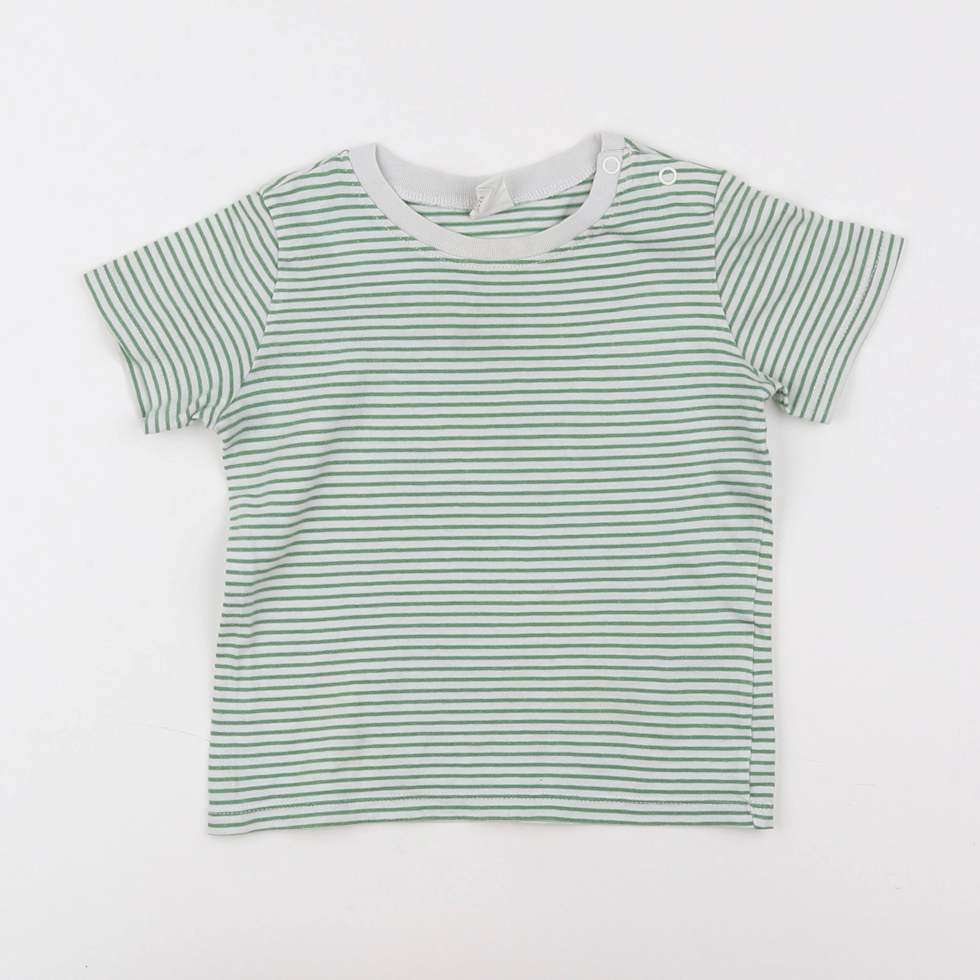 H&M - tee-shirt vert - 12/18 mois