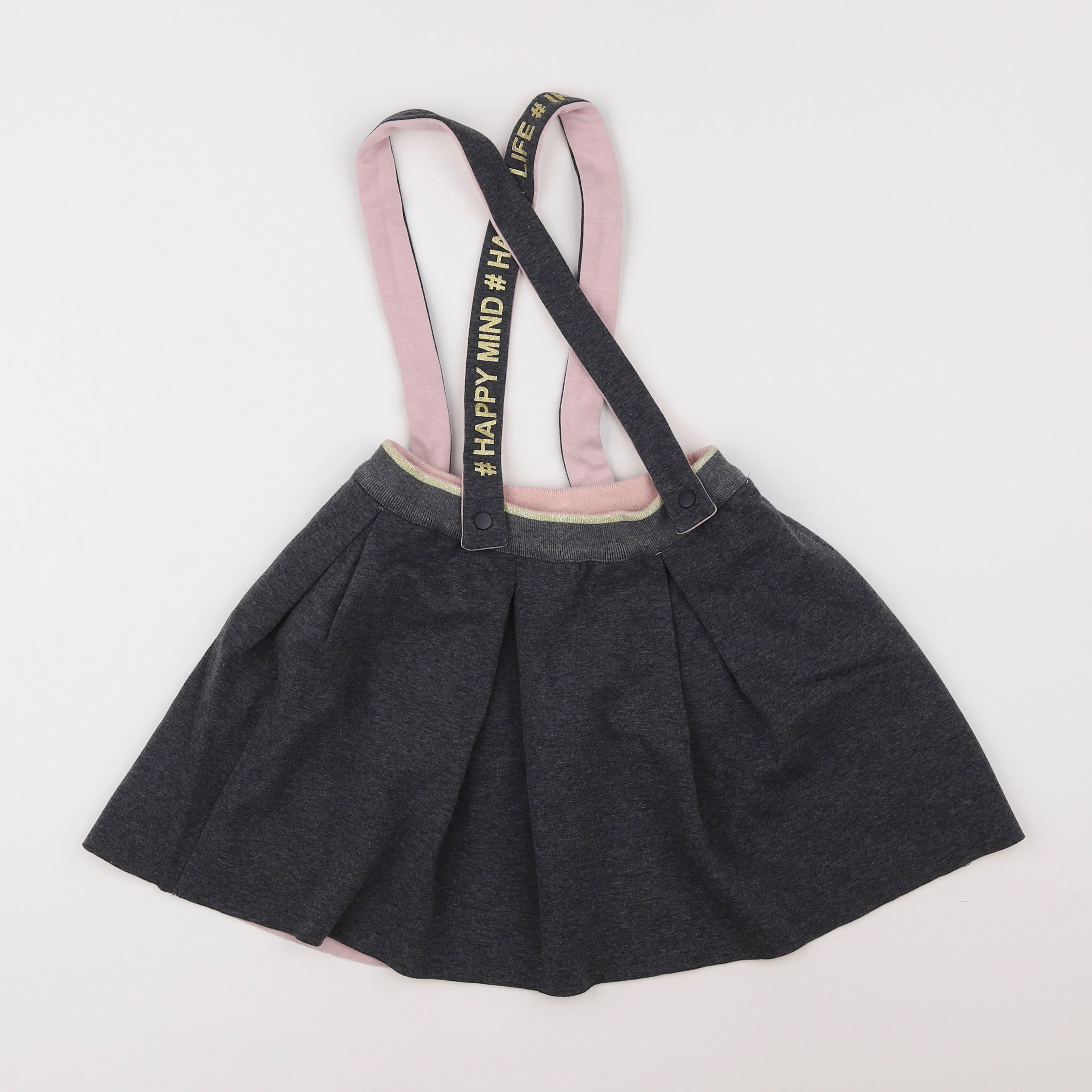 IKKS - jupe réversible gris - 8 ans