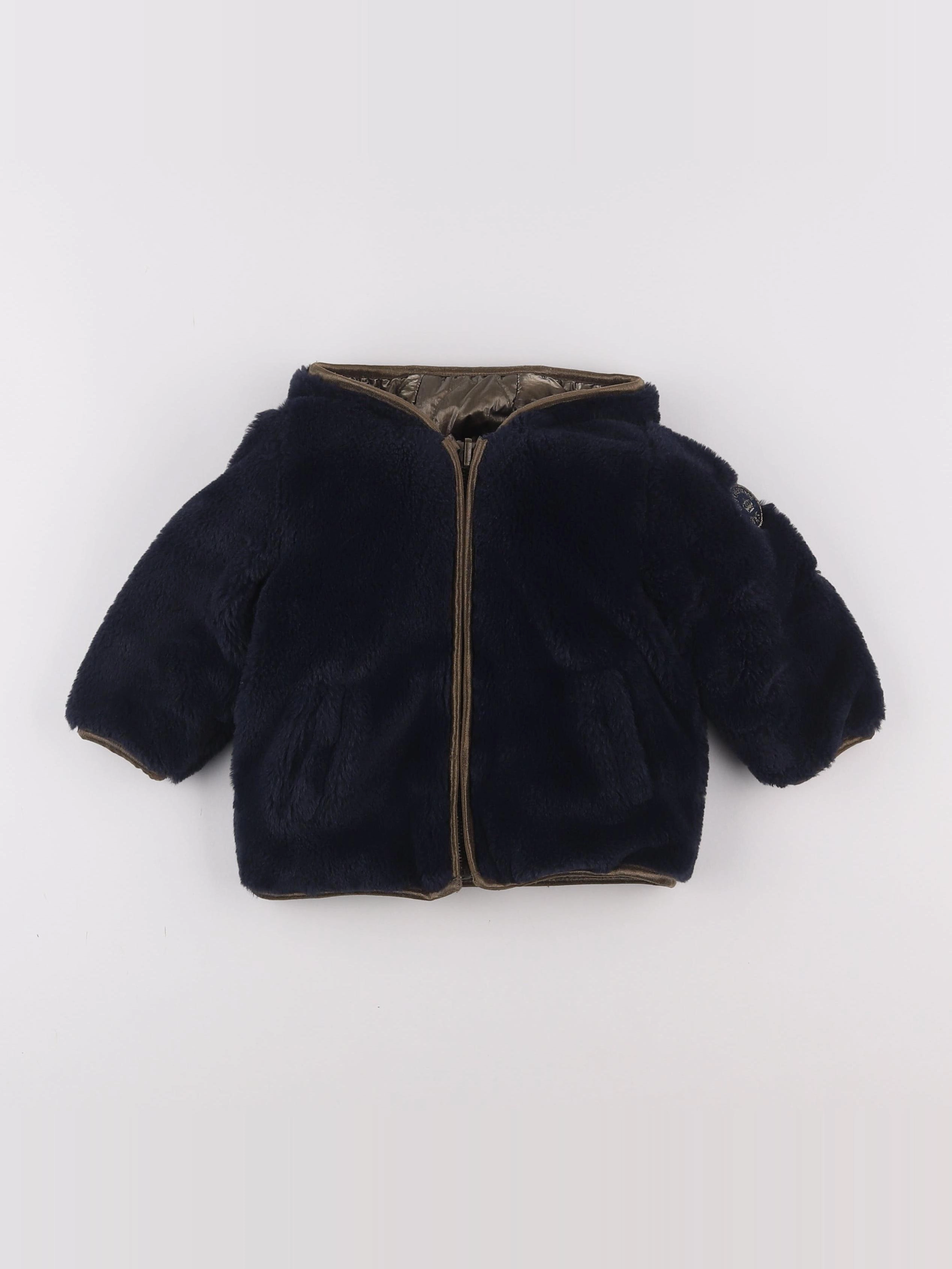IKKS - veste réversible bleu - 18 mois