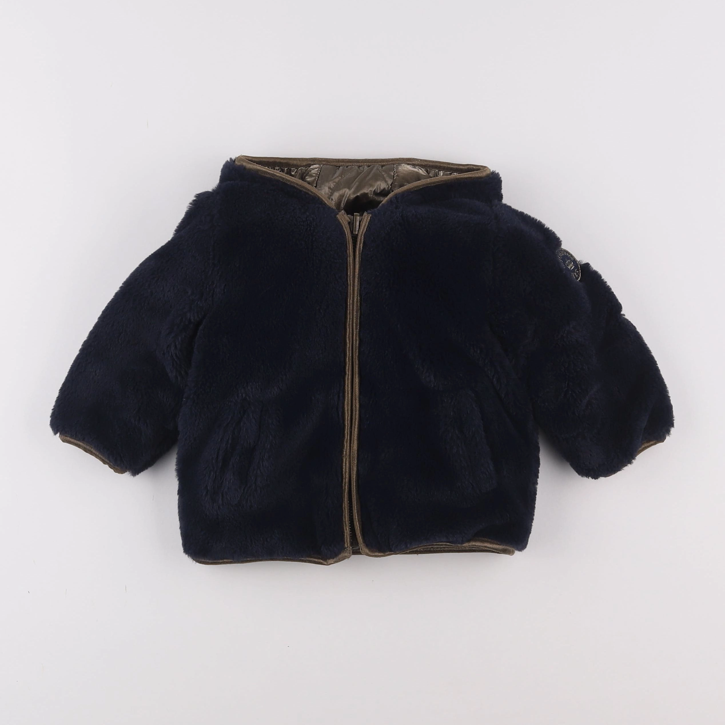IKKS - veste réversible bleu - 18 mois