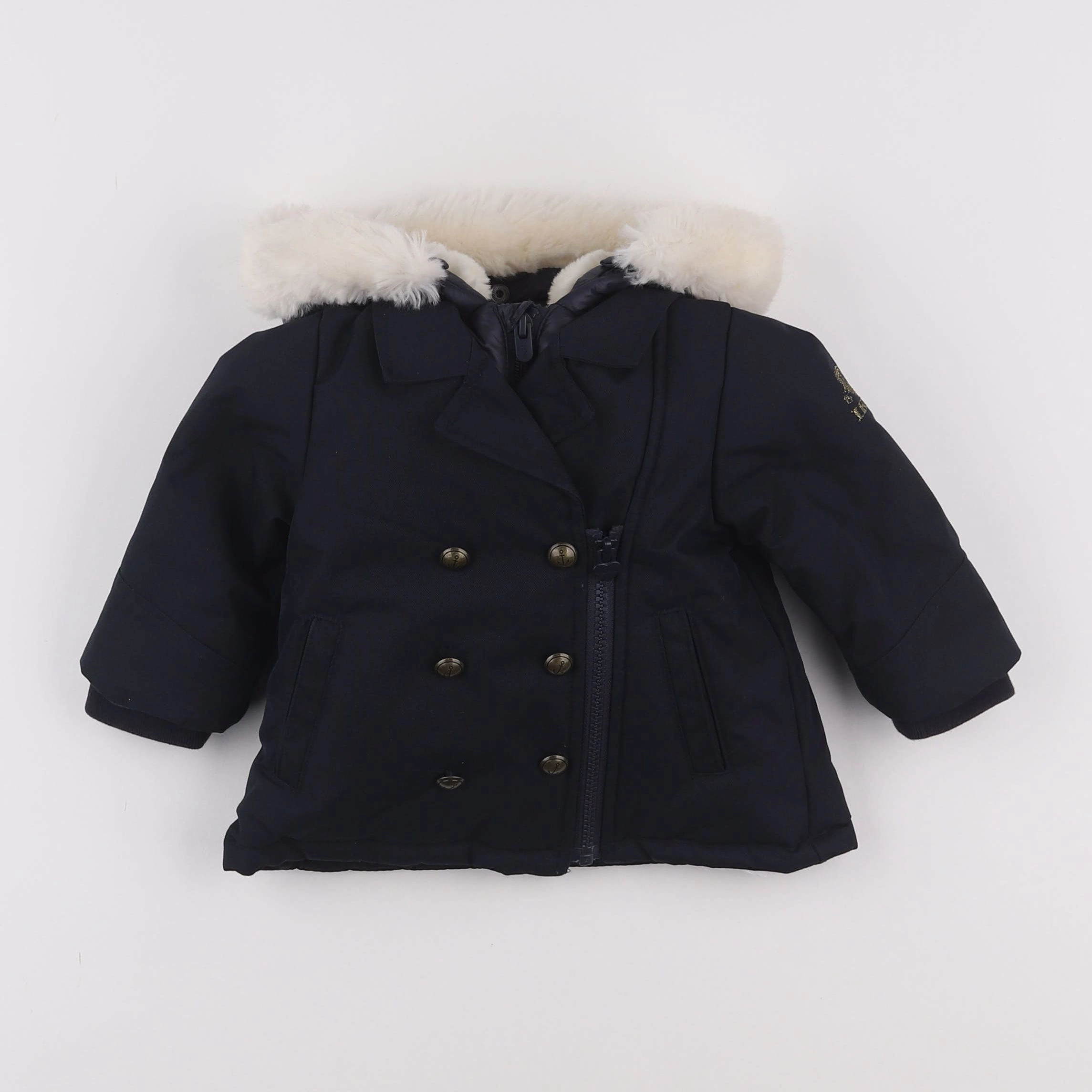 IKKS - doudoune bleu - 12 mois