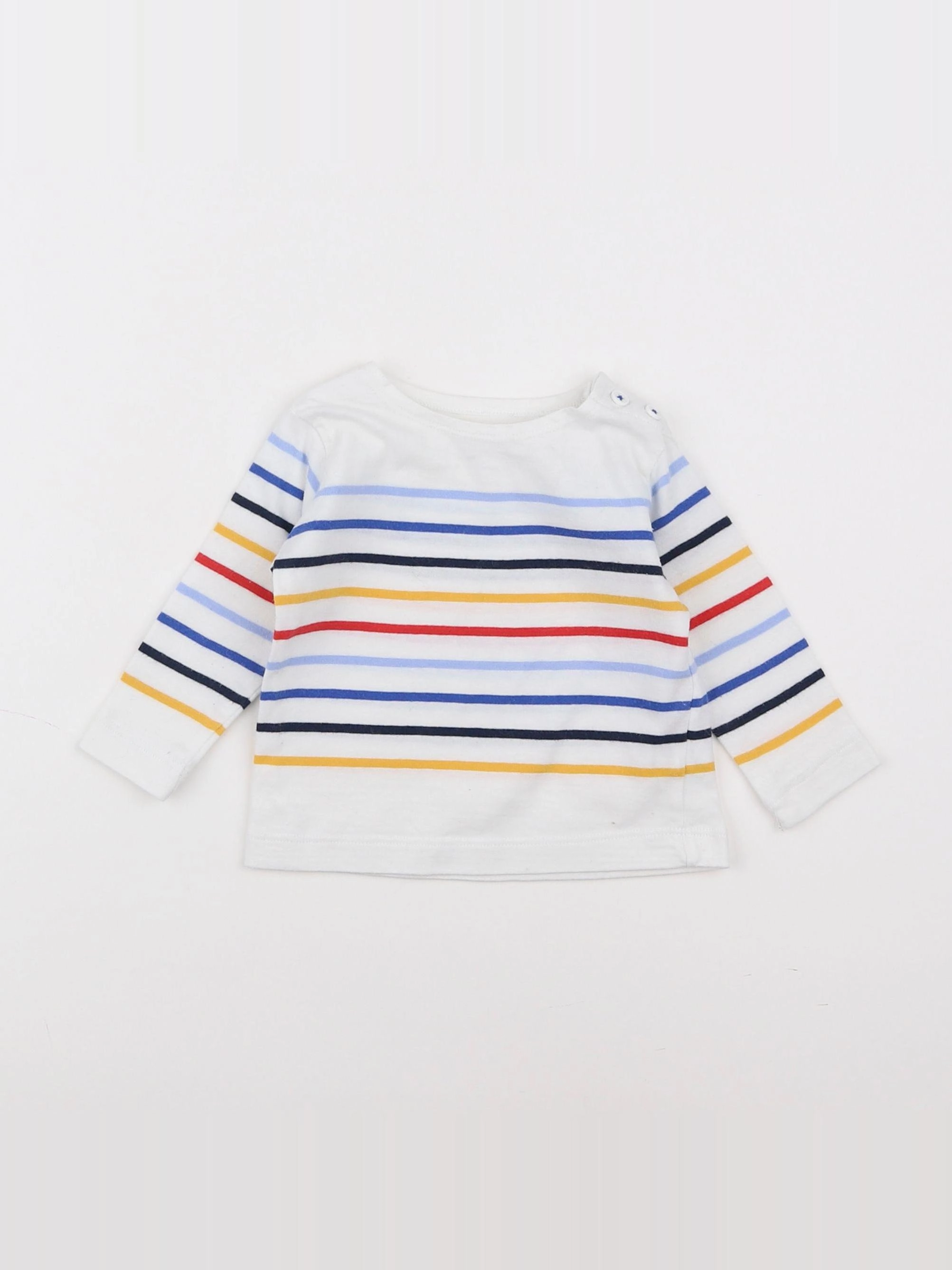 Boutchou - tee-shirt multicolore - 6 mois