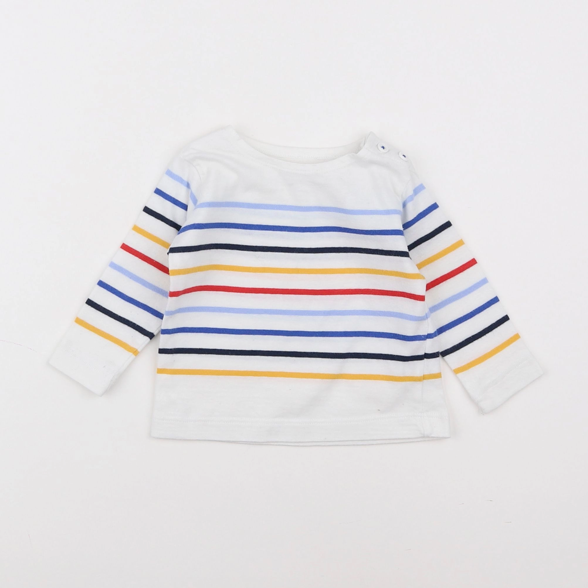 Boutchou - tee-shirt multicolore - 6 mois