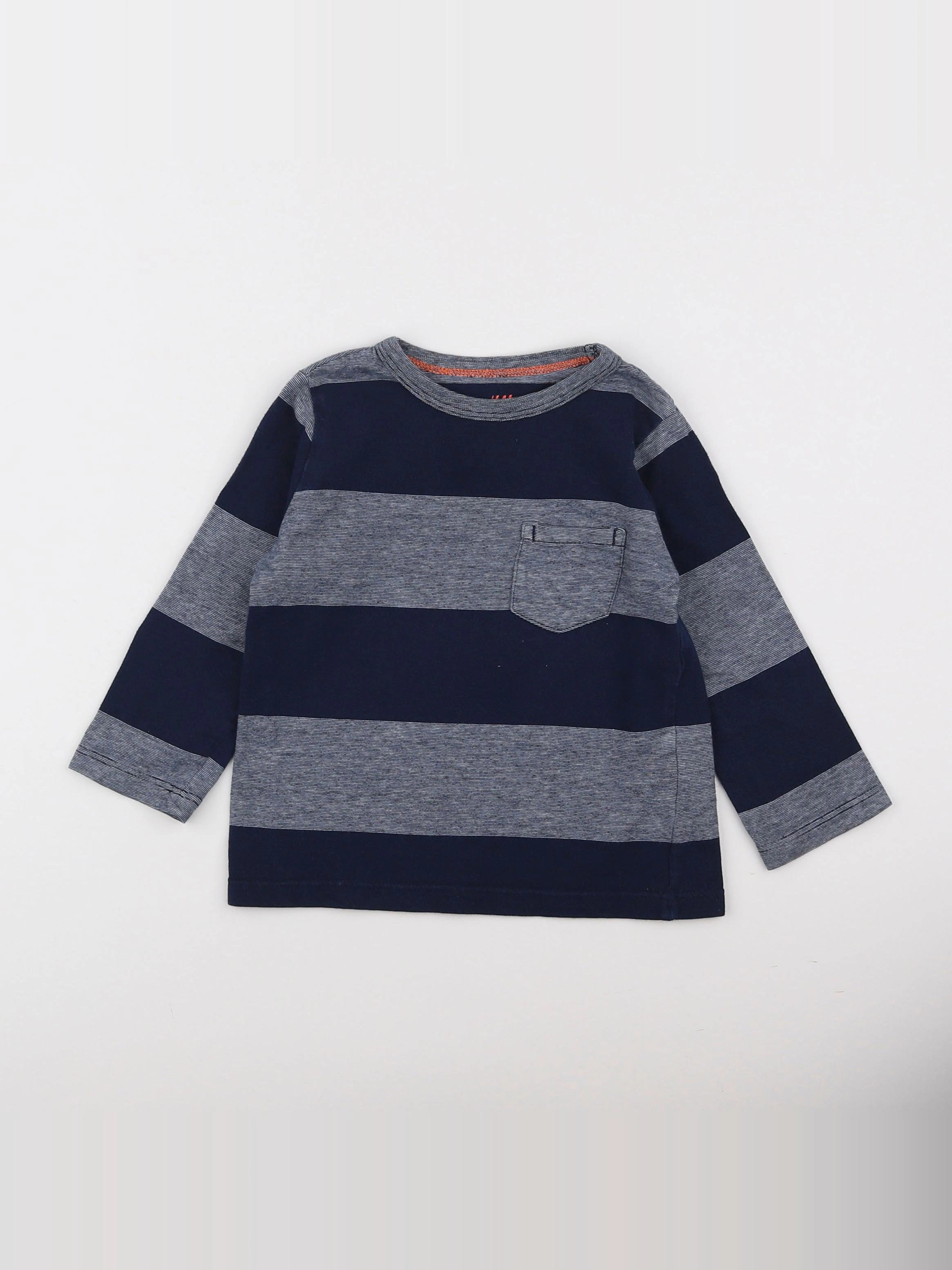 H&M - tee-shirt bleu - 18 mois à 2 ans