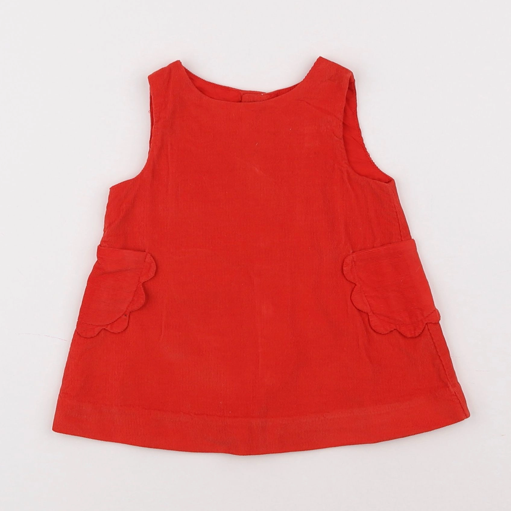 Jacadi - robe orange, rouge - 3 mois