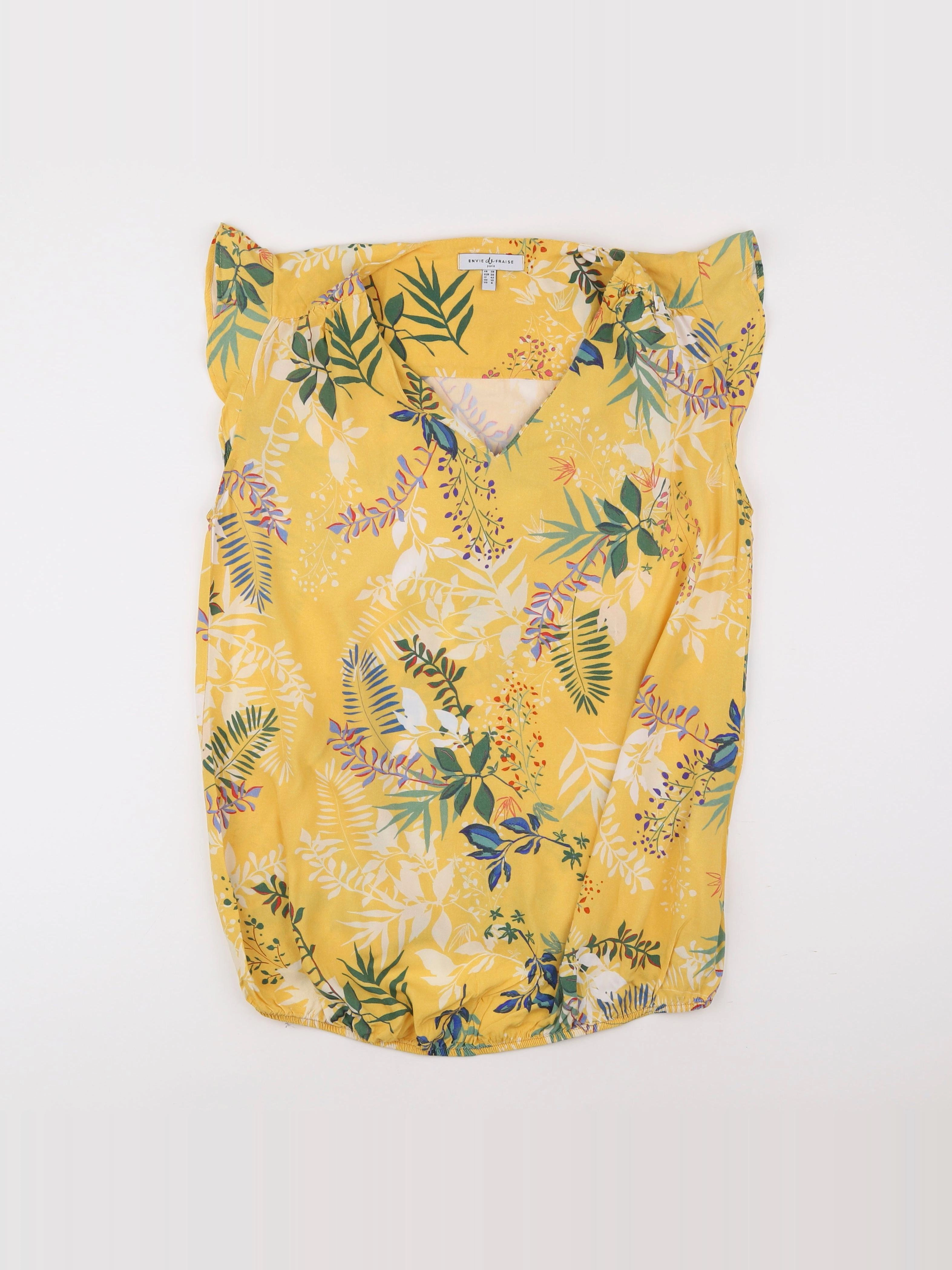 Envie de fraise - blouse grossesse jaune - 38