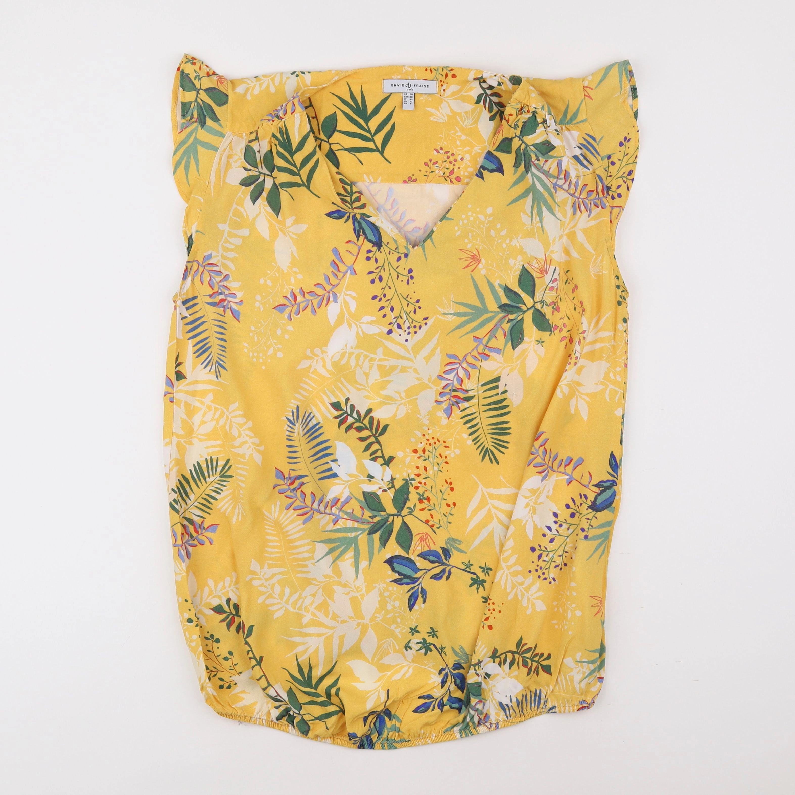 Envie de fraise - blouse grossesse jaune - 38