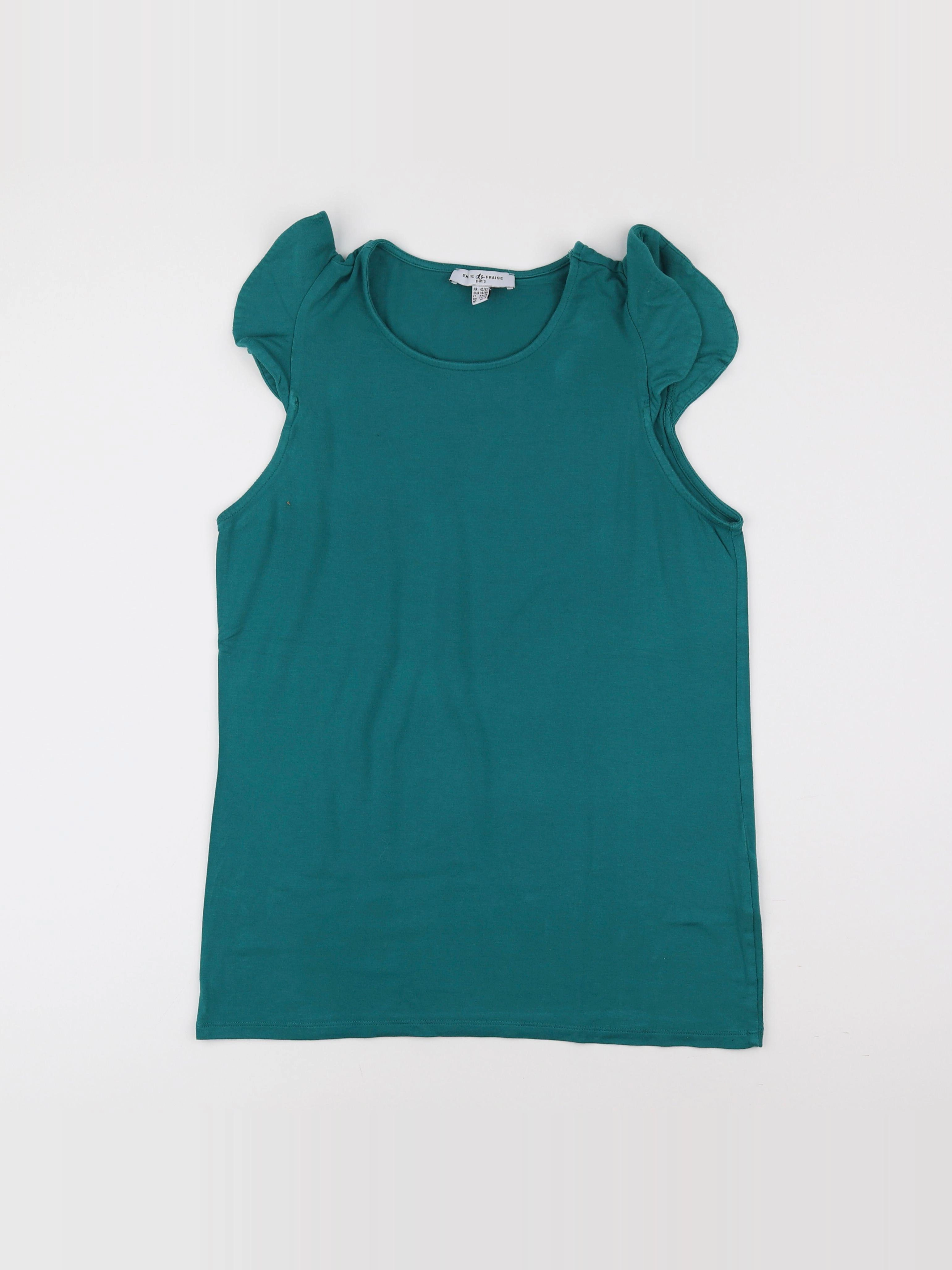 Envie de fraise - tee-shirt grossesse vert - 40 à 42