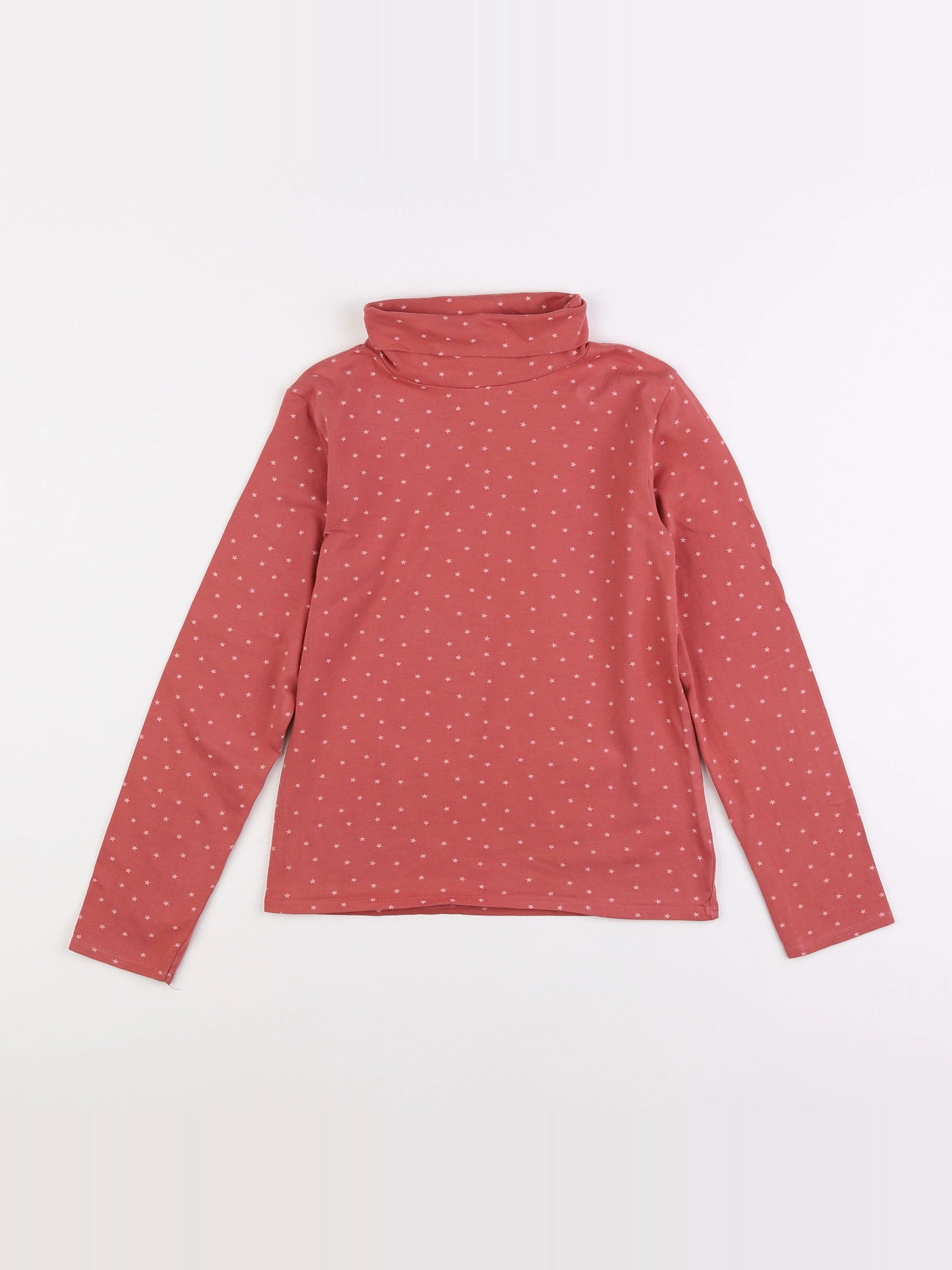 Vertbaudet - sous-pull rose - 8 ans