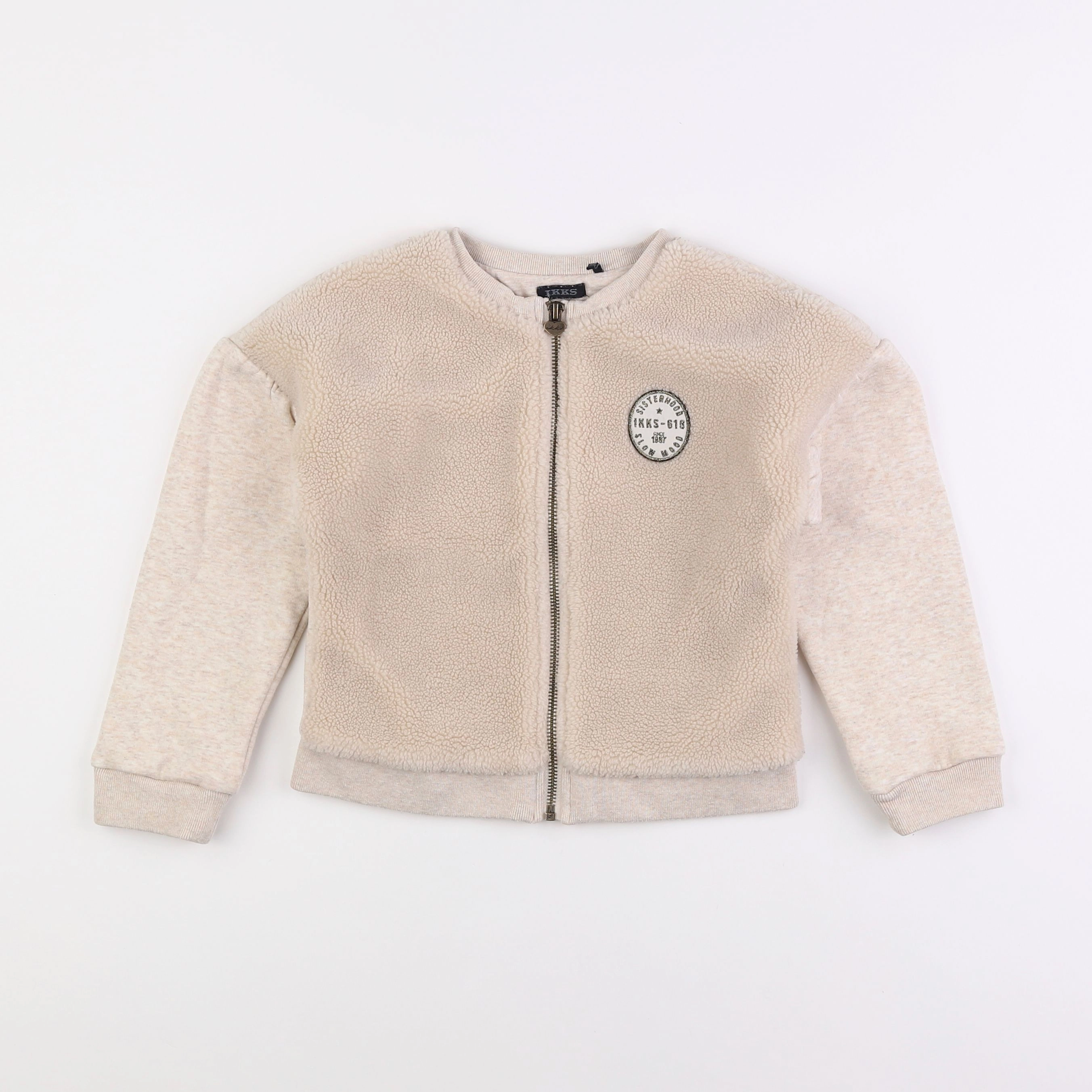 IKKS - sweat beige - 8 ans