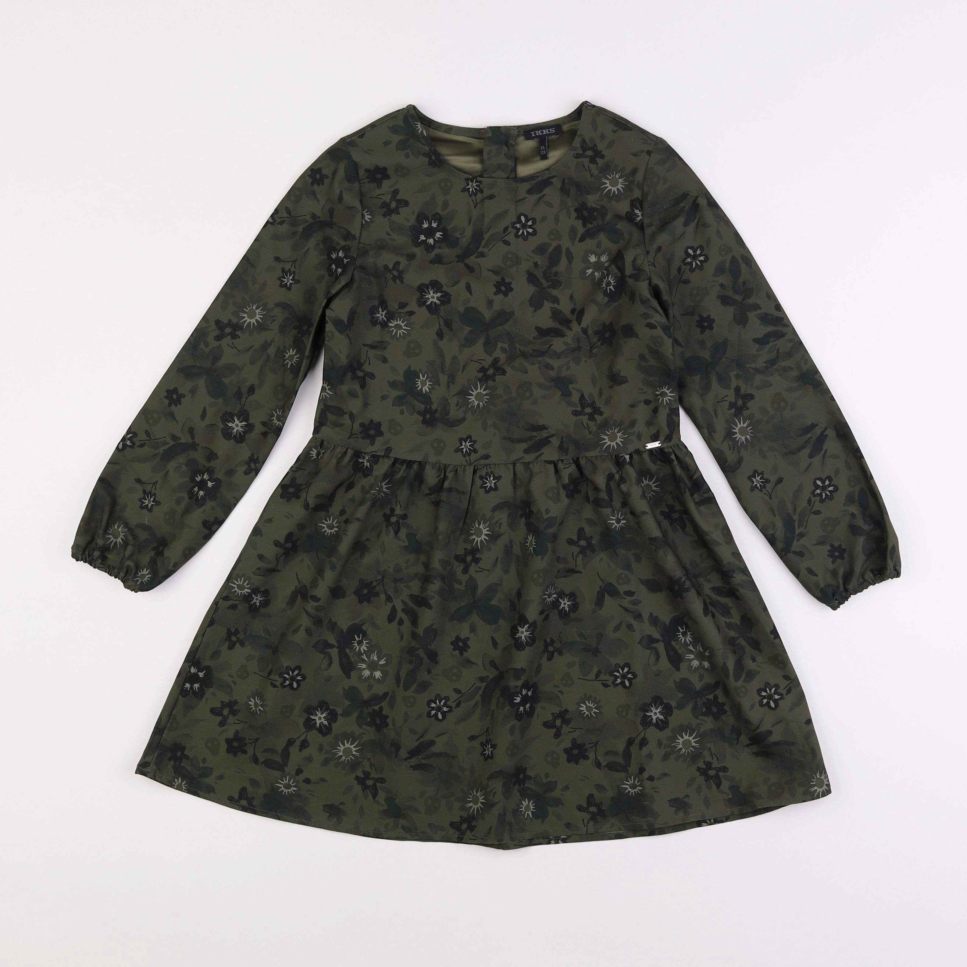 IKKS - robe vert - 8 ans