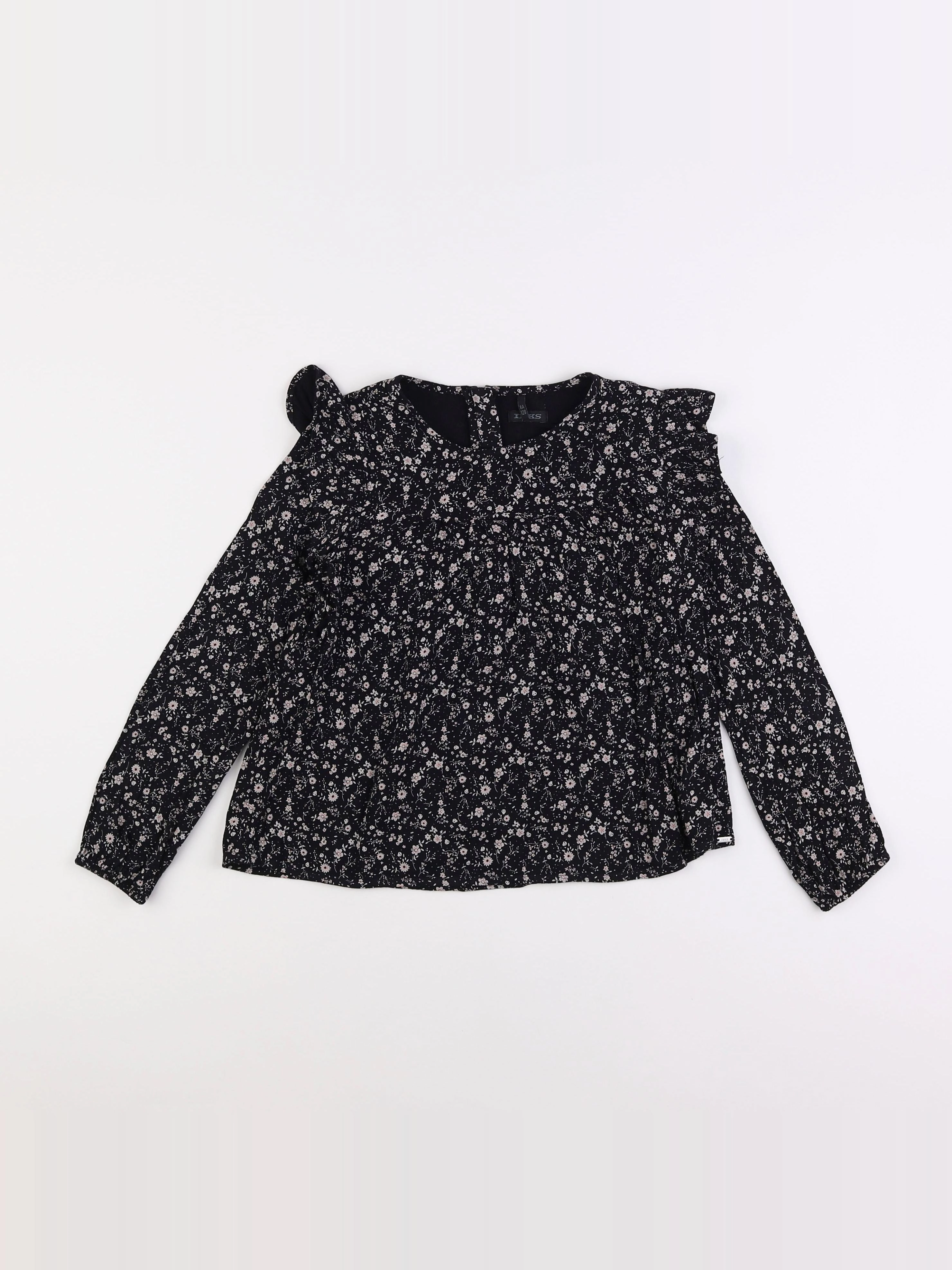 IKKS - blouse noir - 8 ans