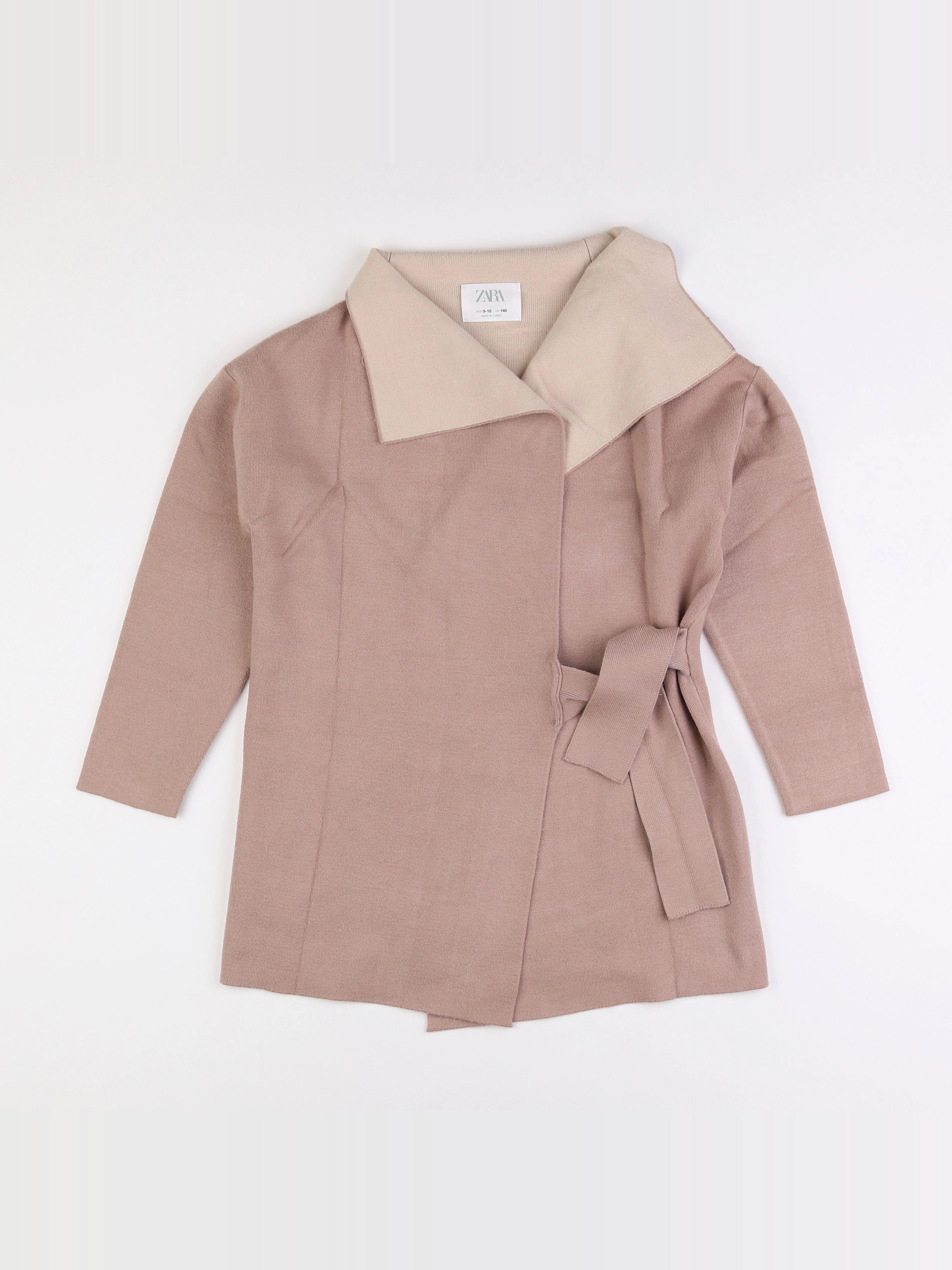 Zara - gilet marron - 9/10 ans