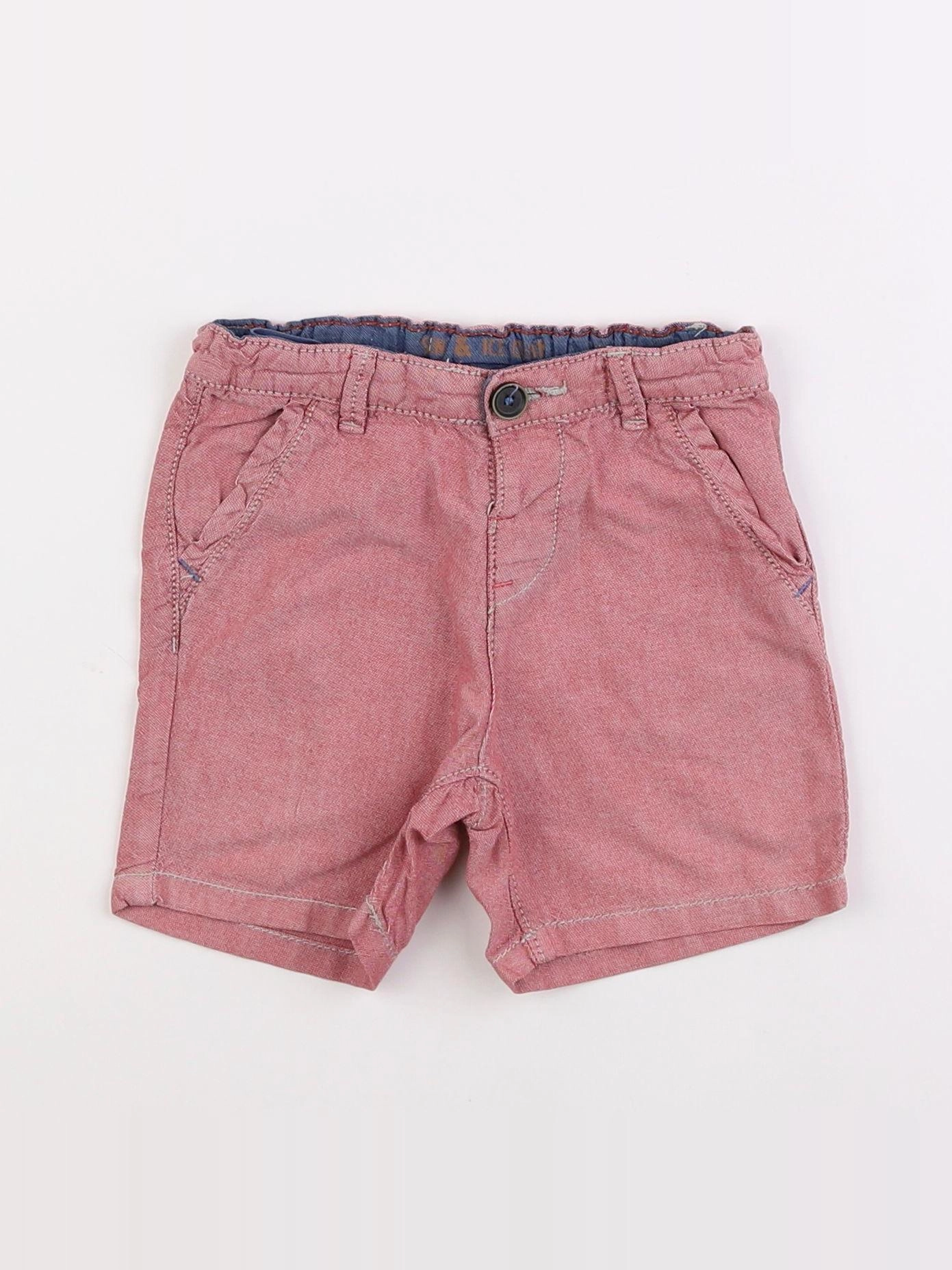 Zara - short rose - 9/12 mois