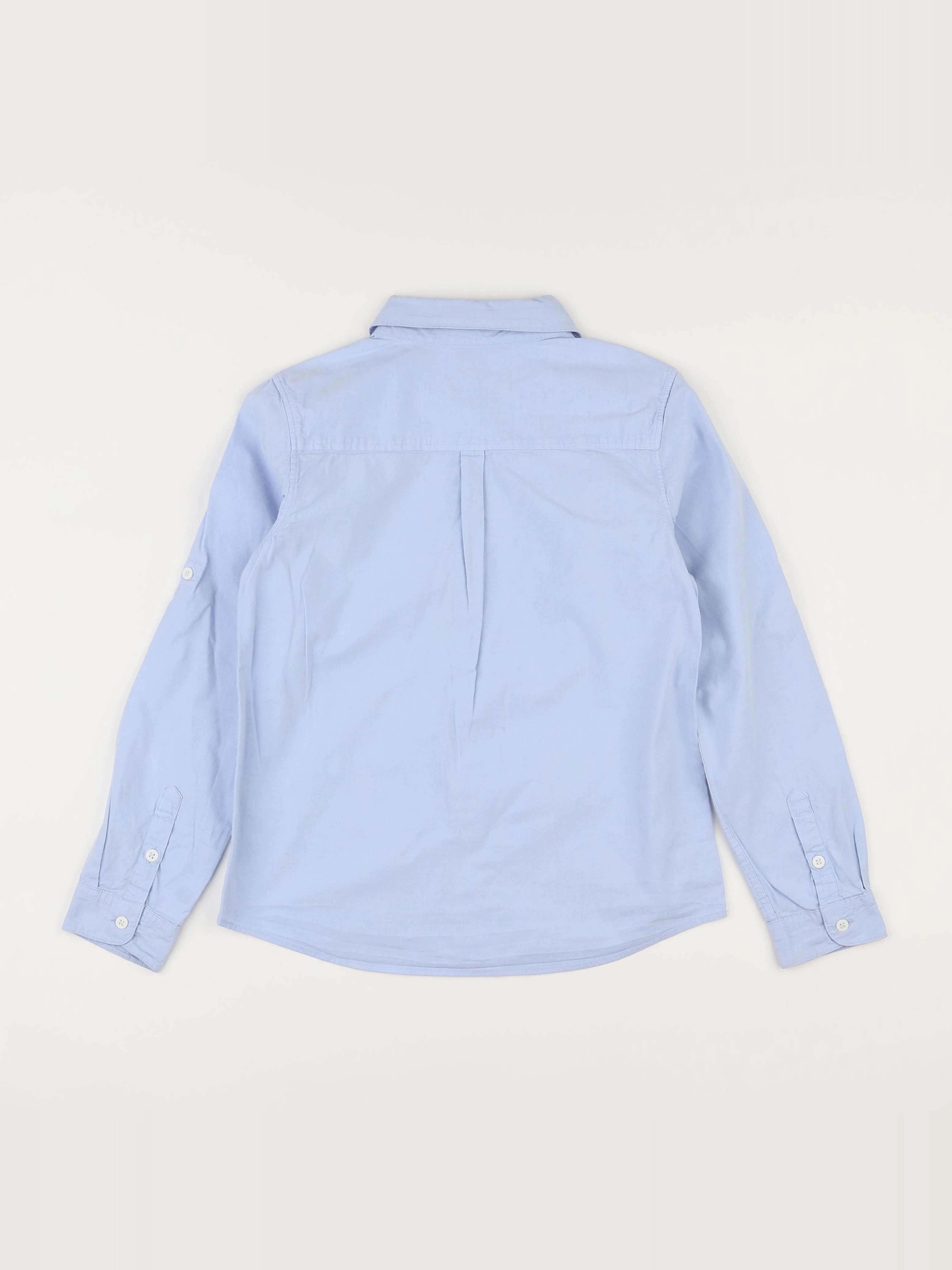 Petit Bateau - chemise bleu - 10 ans