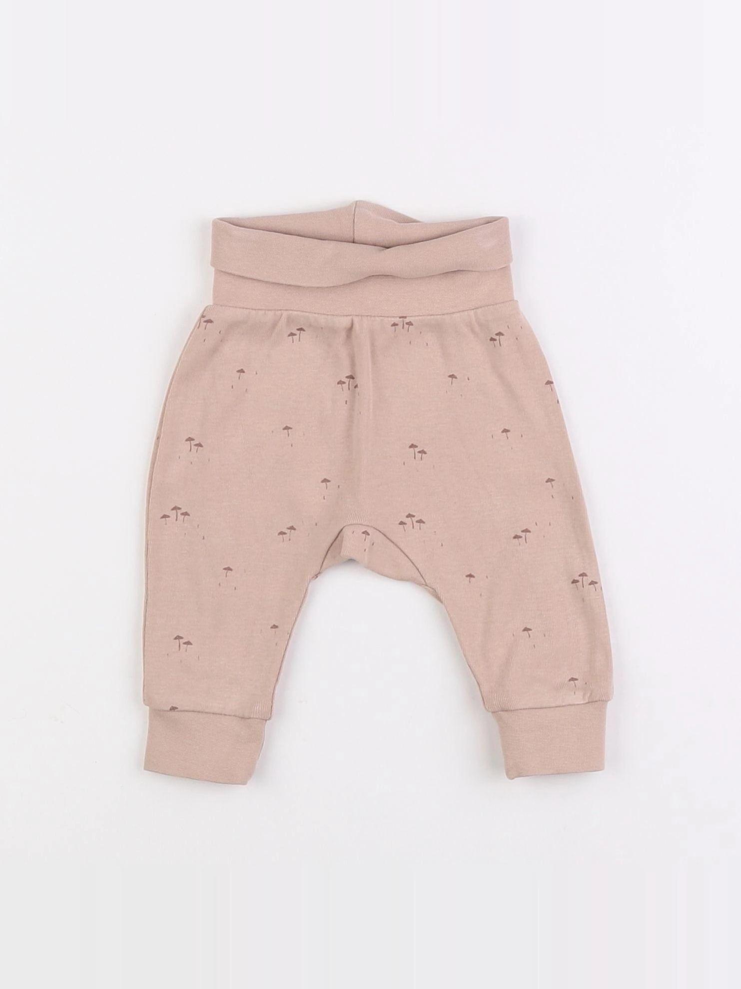 H&M - legging marron - 1/2 mois