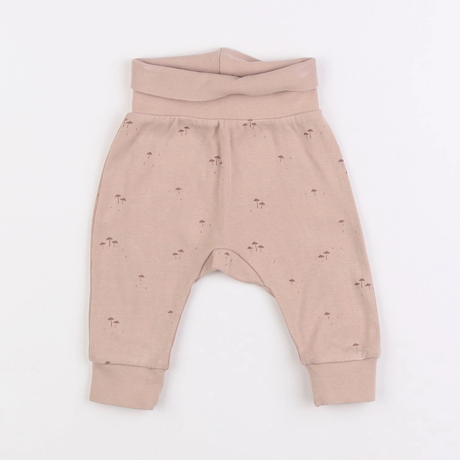 H&M - legging marron - 1/2 mois