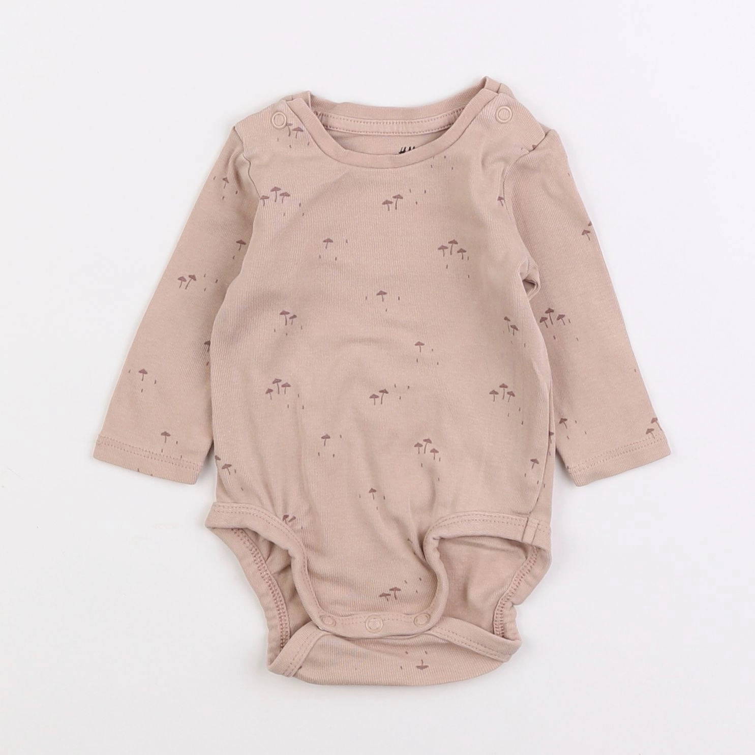 H&M - body marron - 1/3 mois