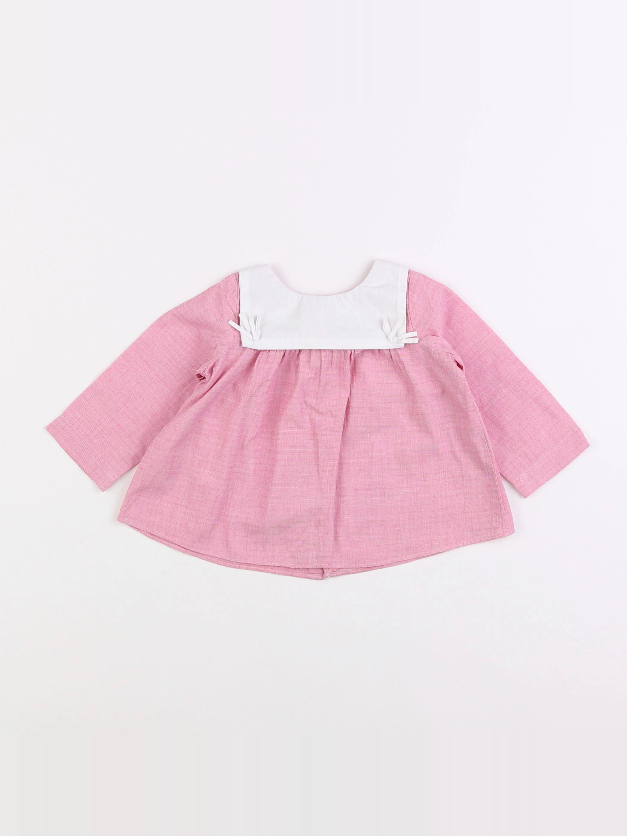 Jacadi - blouse rouge - 6 mois