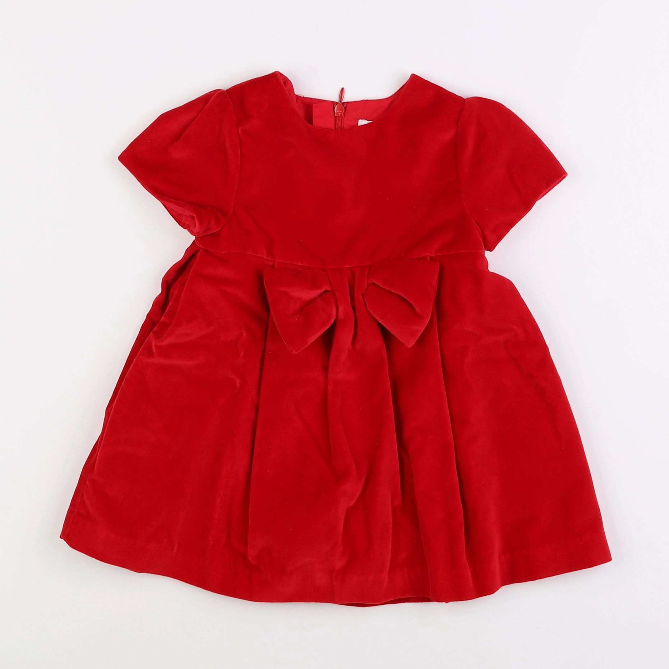 Jacadi - robe rouge - 2 ans