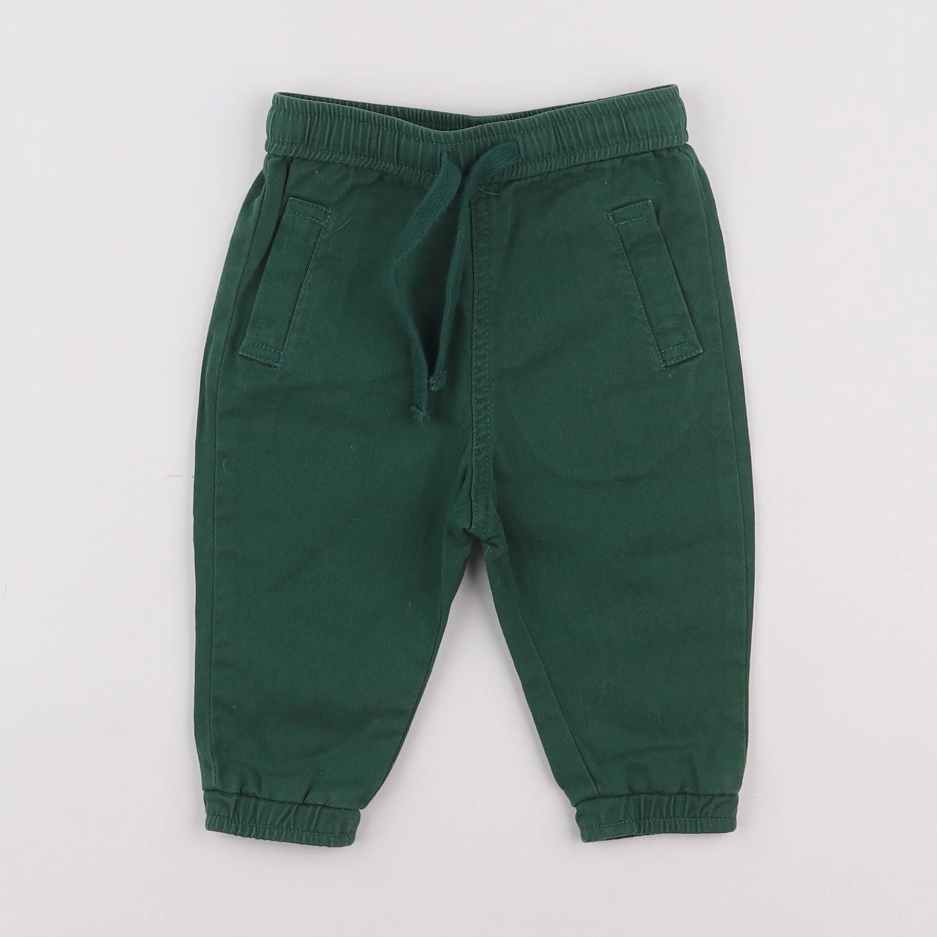 Boutchou - pantalon vert - 6 mois