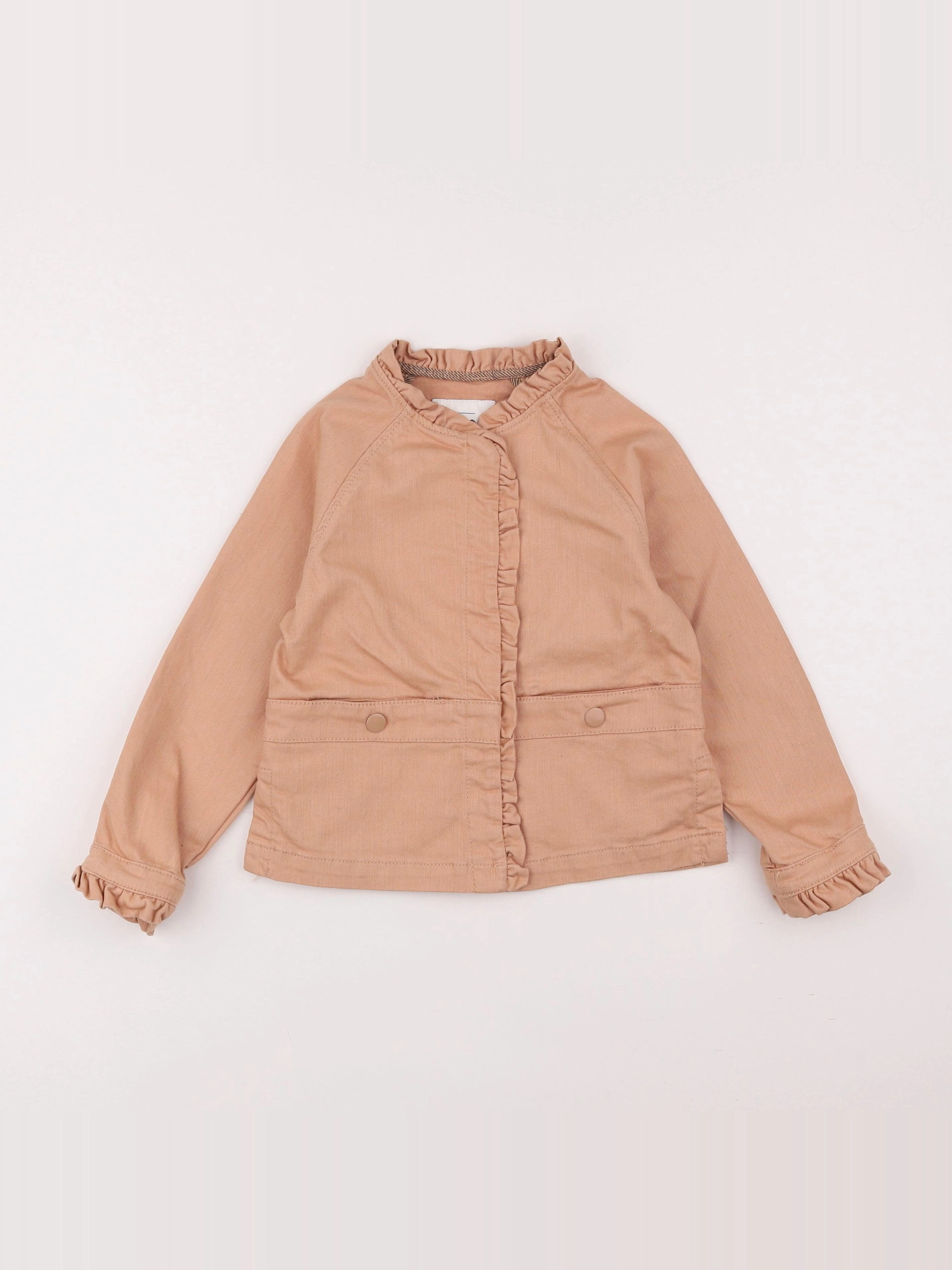 Cyrillus - veste orange - 6 ans