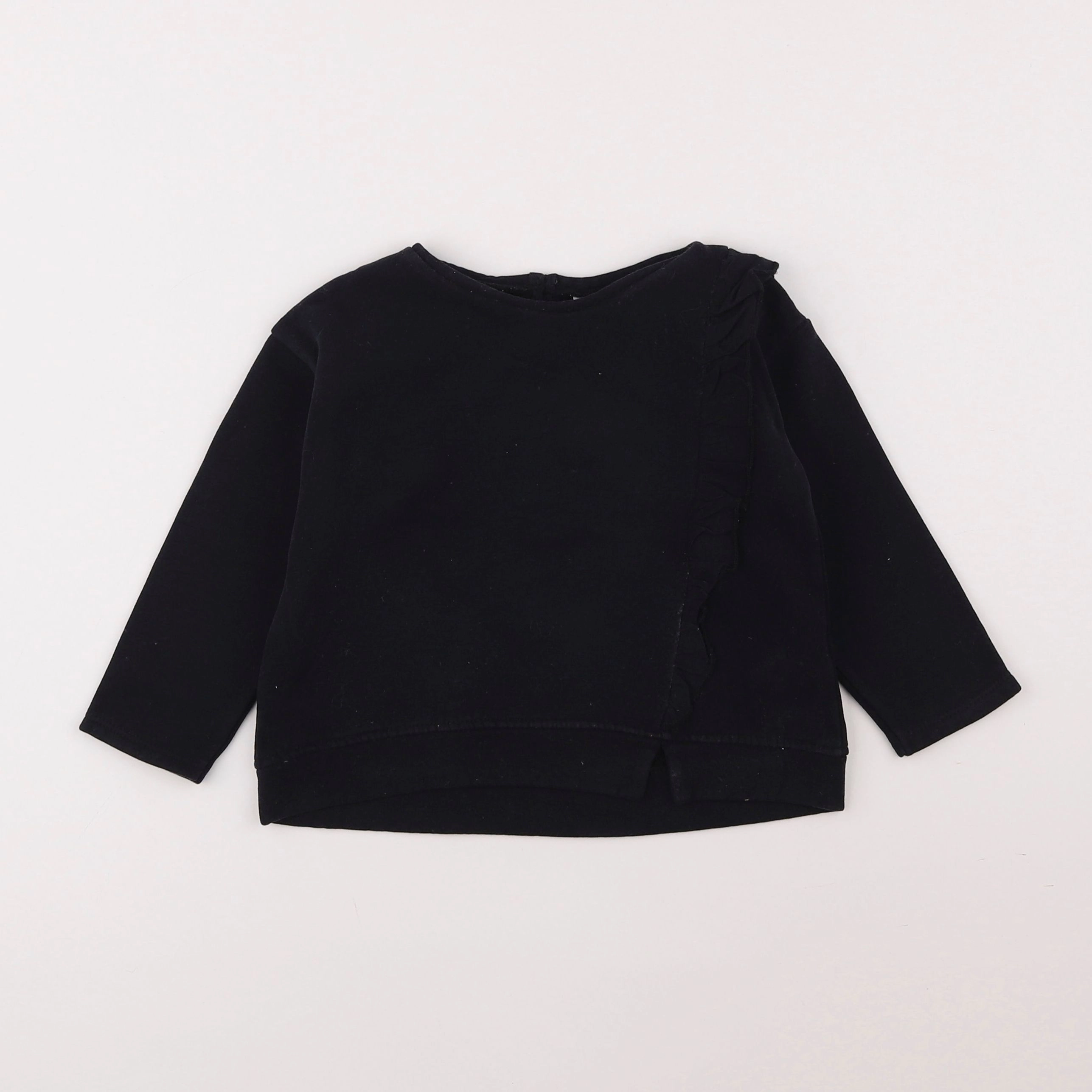Zara - sweat noir - 18 mois à 2 ans