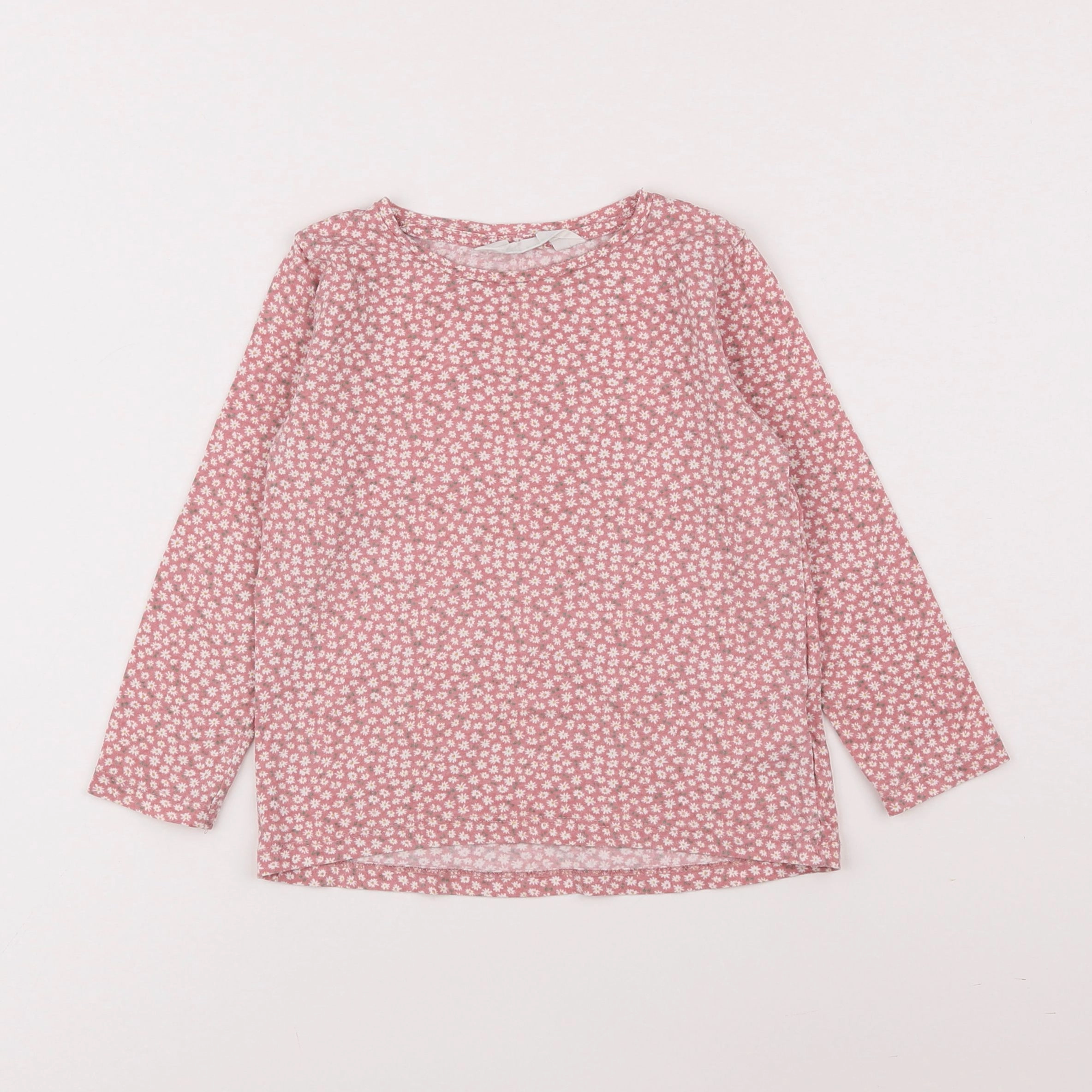 H&M - tee-shirt rose - 2/4 ans