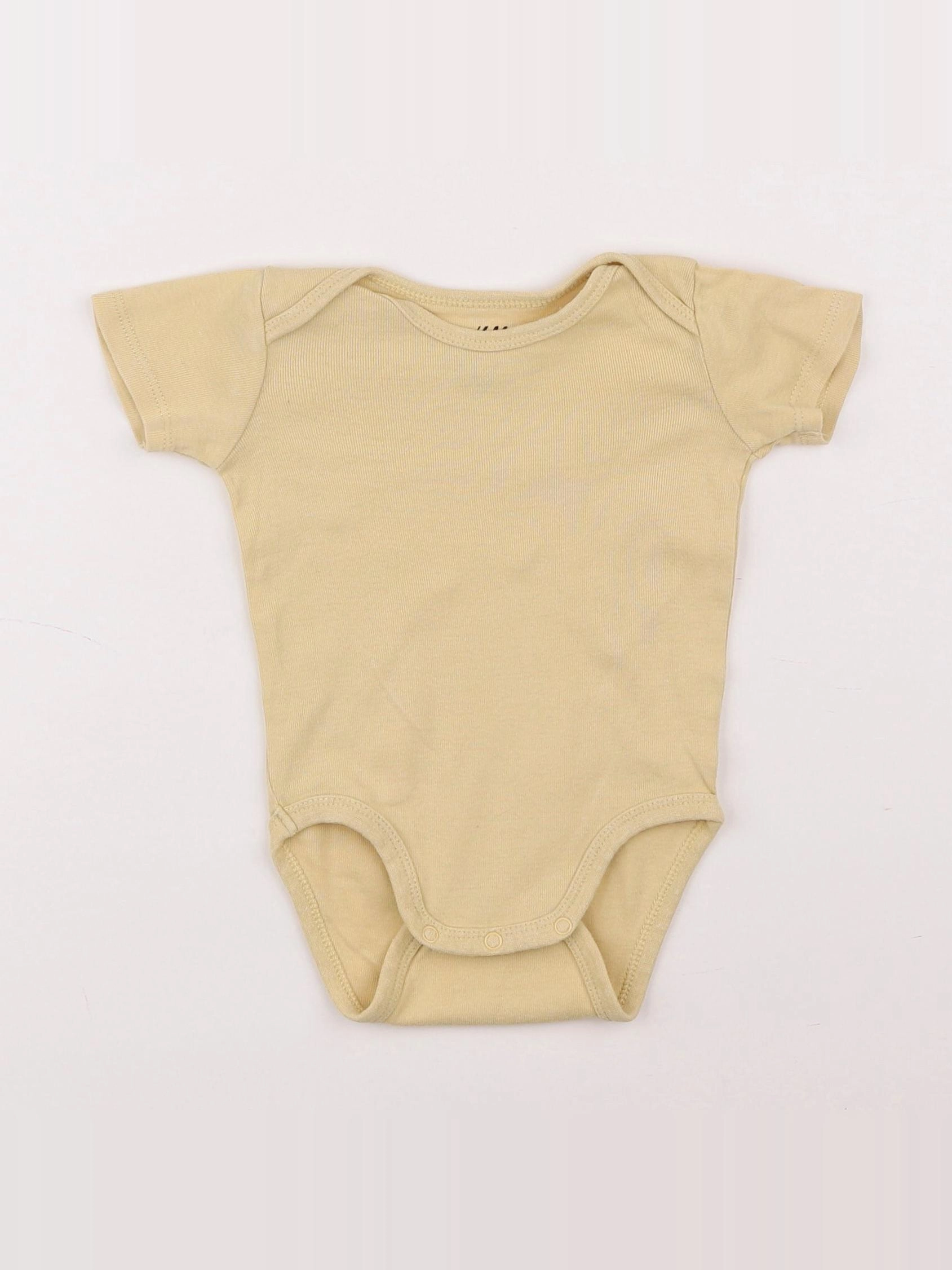 H&M - body jaune - 3 mois