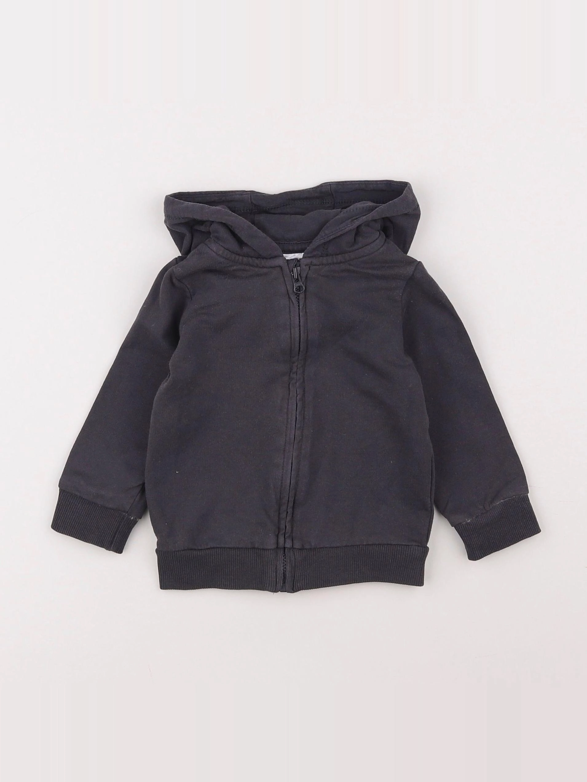 H&M - sweat gris - 3/6 mois