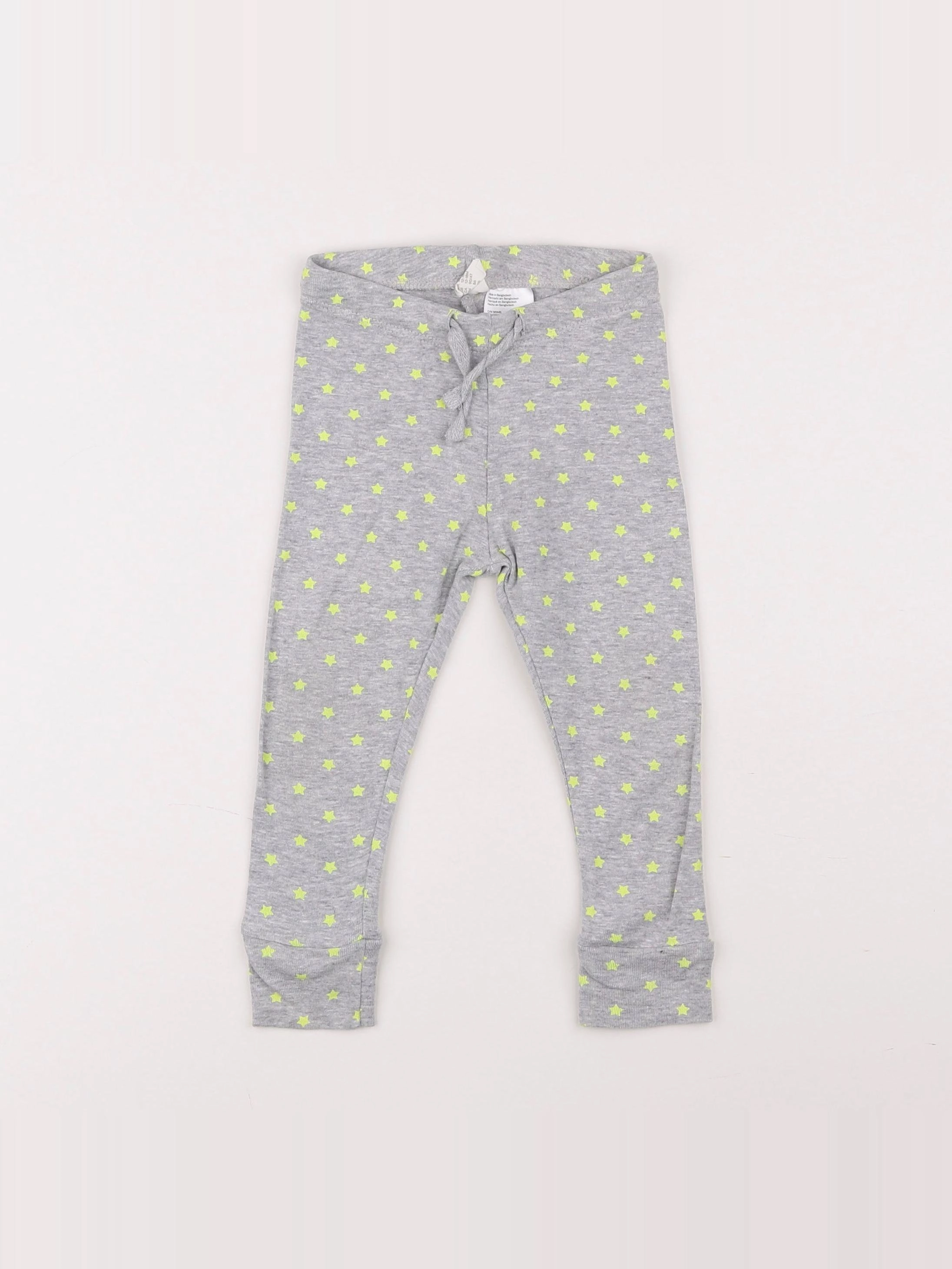 H&M - legging gris - 12/18 mois