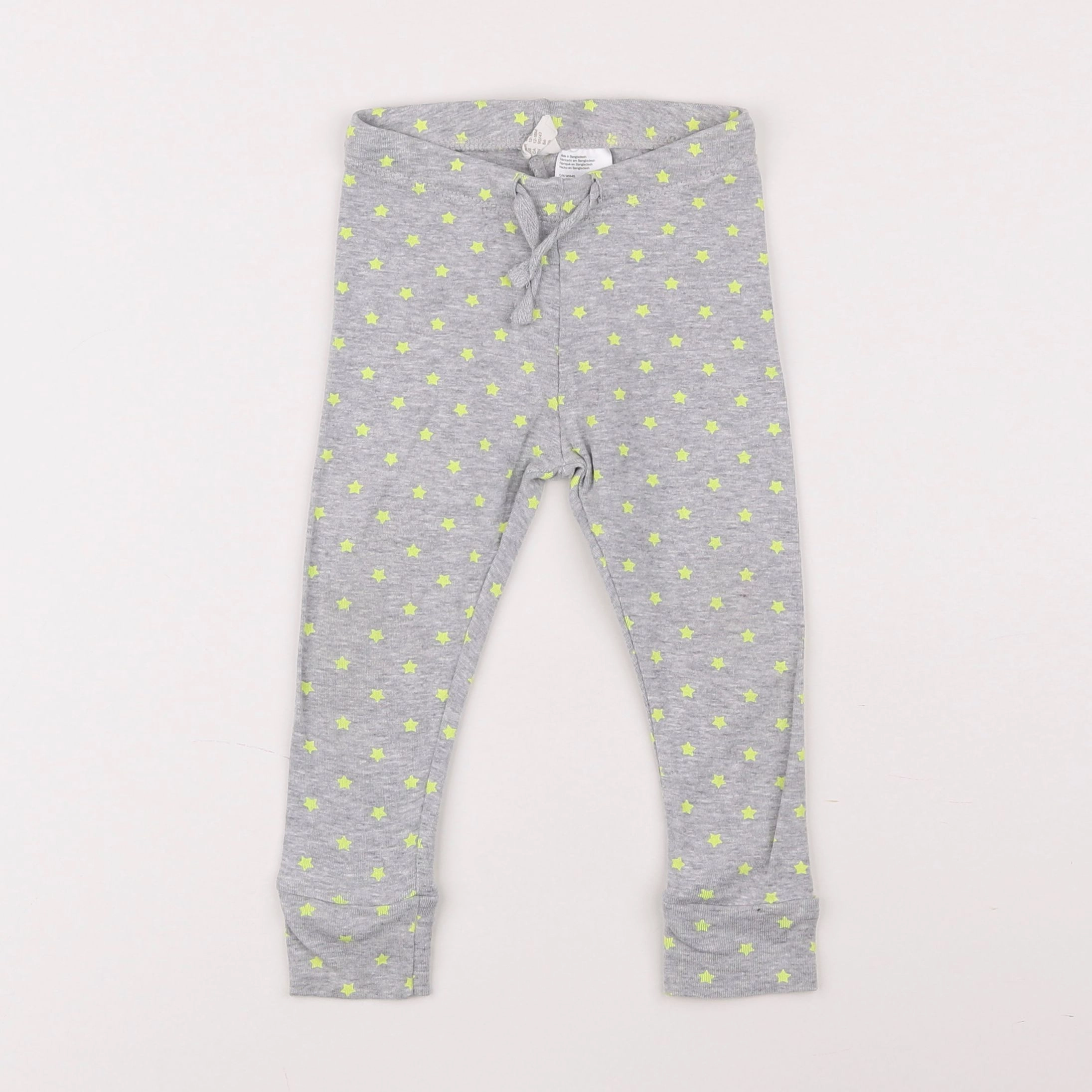 H&M - legging gris - 12/18 mois