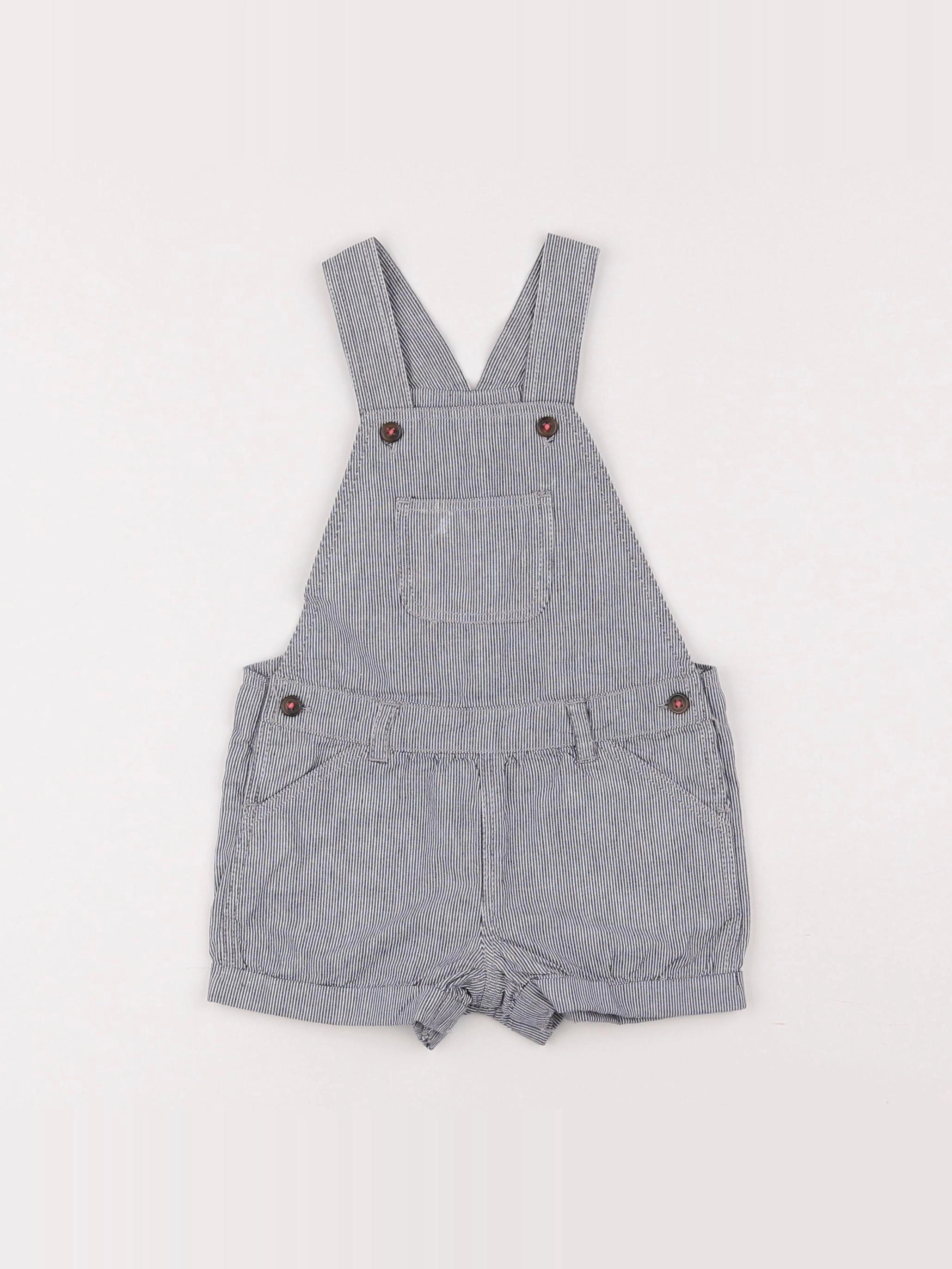 Boutchou - salopette bleu - 12 mois
